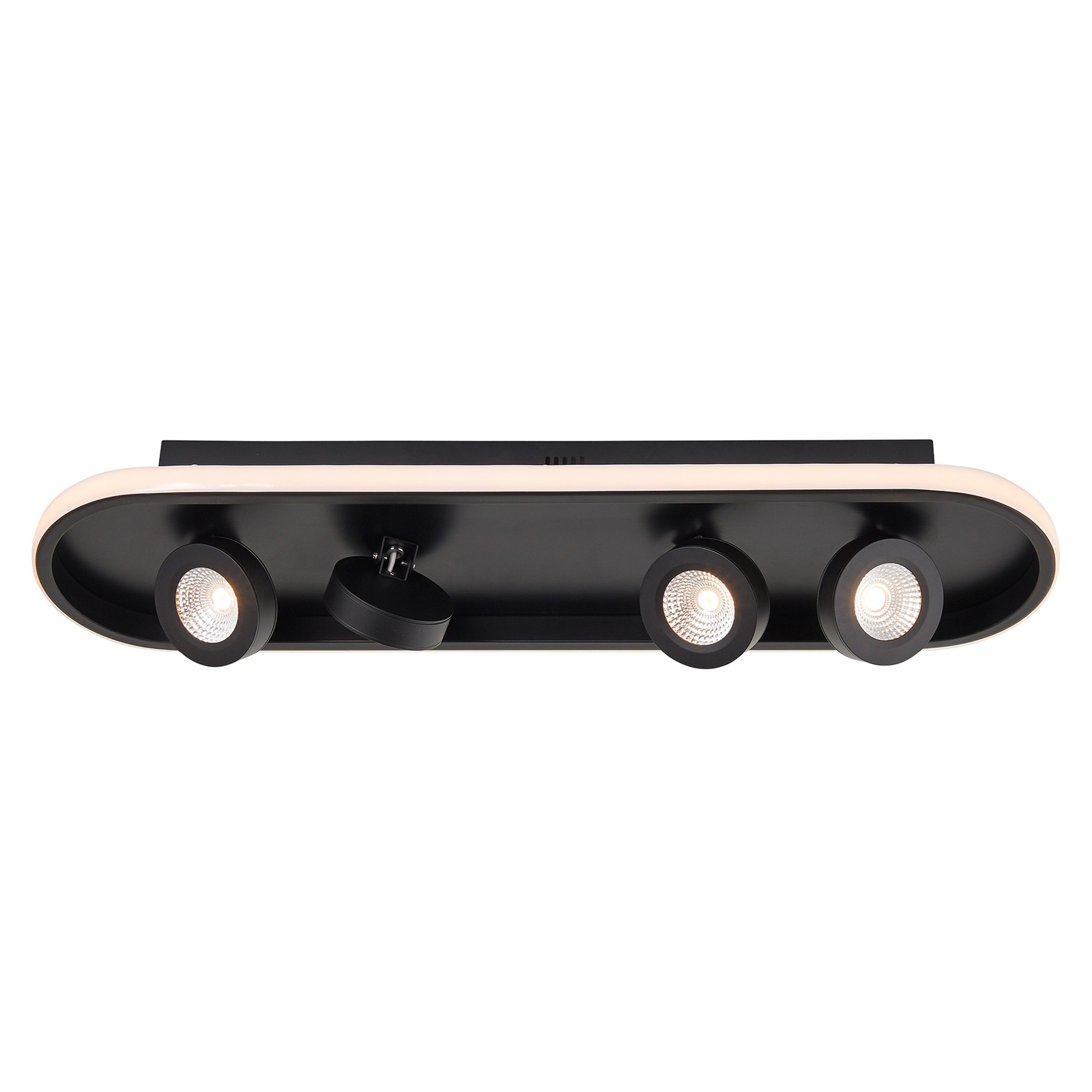 LED-Deckenleuchte Nebeker, vierflammig