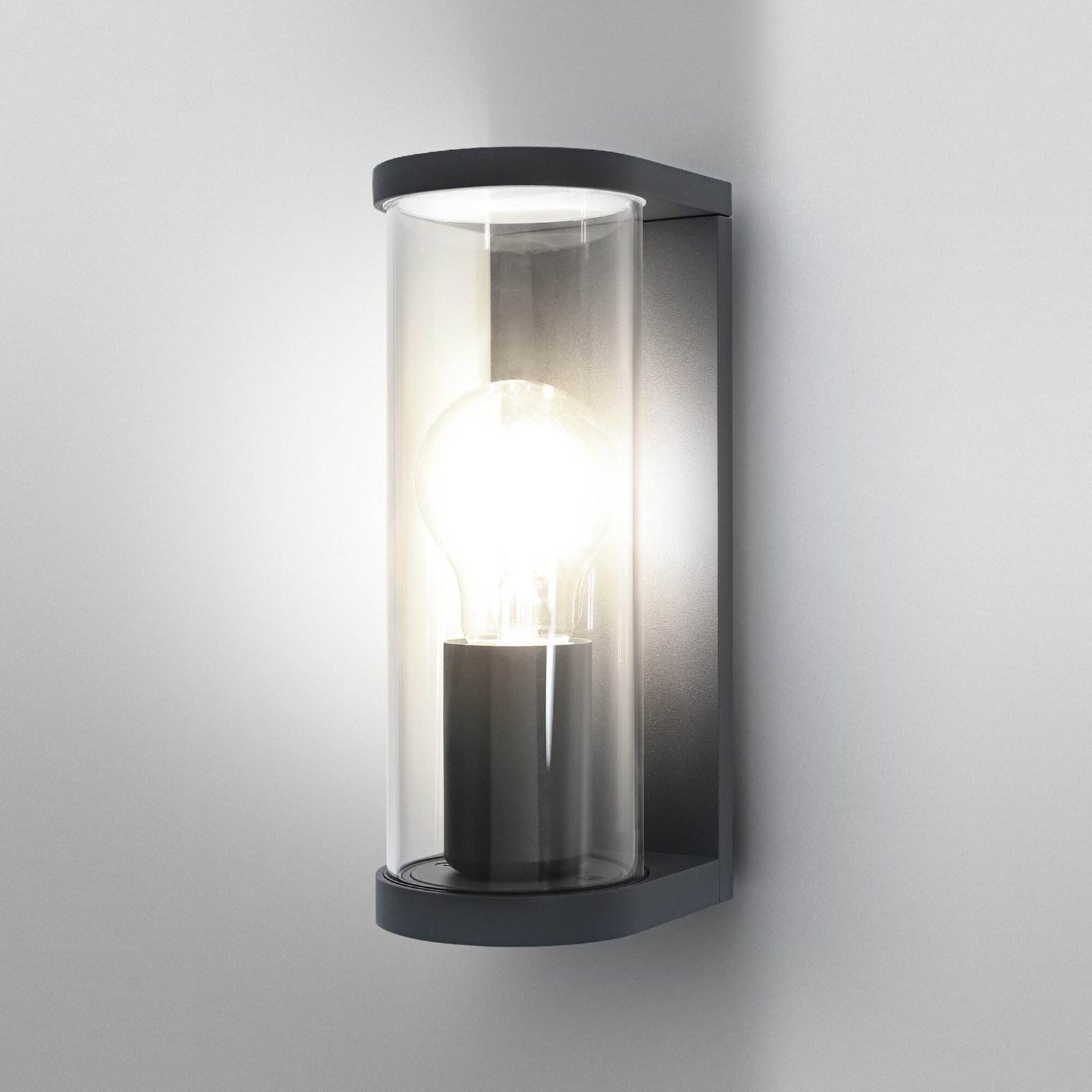 OSRAM ulkoseinälamppu ENDURA CLASSIC TUBULAR, tummanharmaa IP44