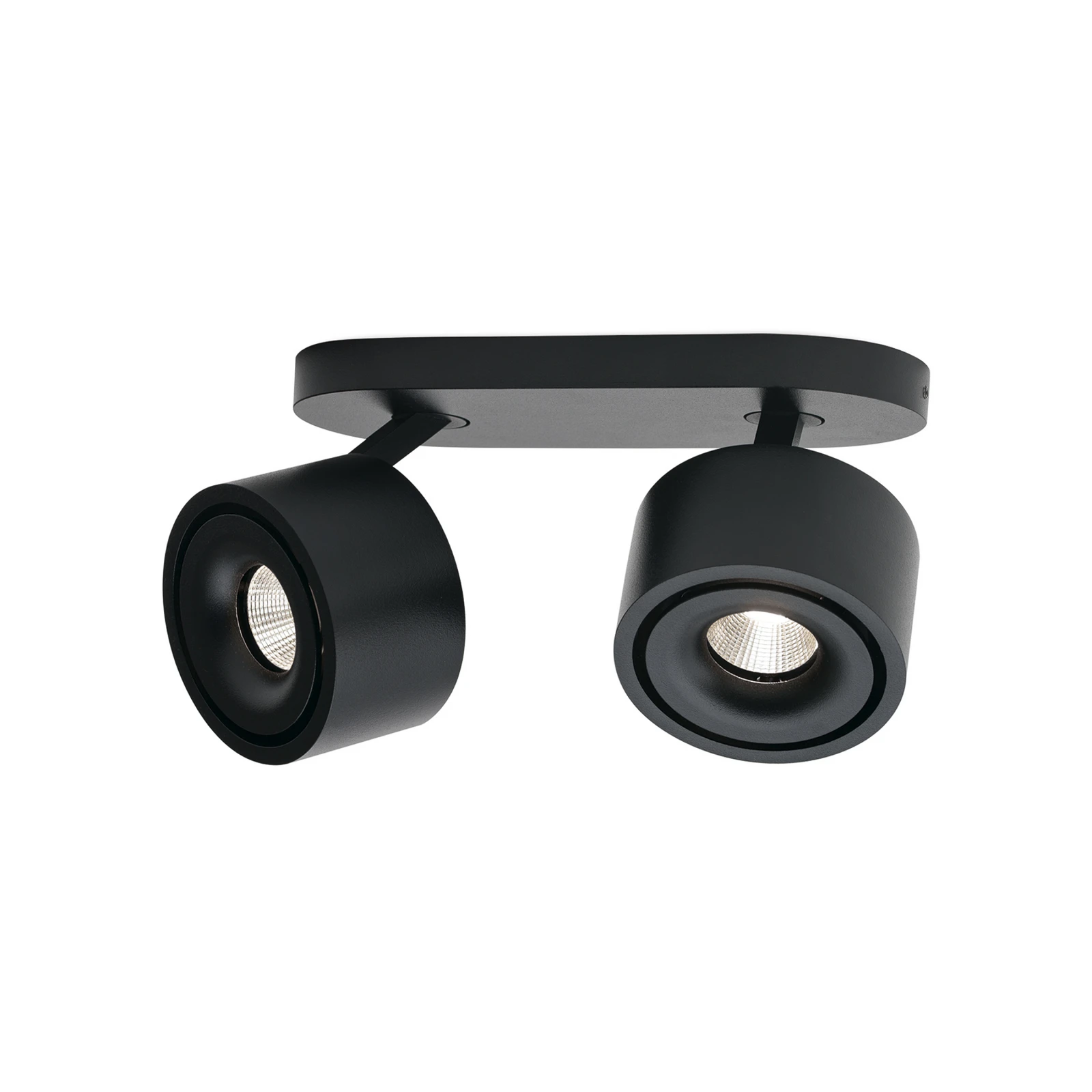 Προβολέας οροφής Specter LED, μαύρο, μήκος 19,4 cm, αλουμίνιο