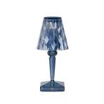 Kartell Lampe à poser rechargeable LED Battery, bleu ciel, IP54