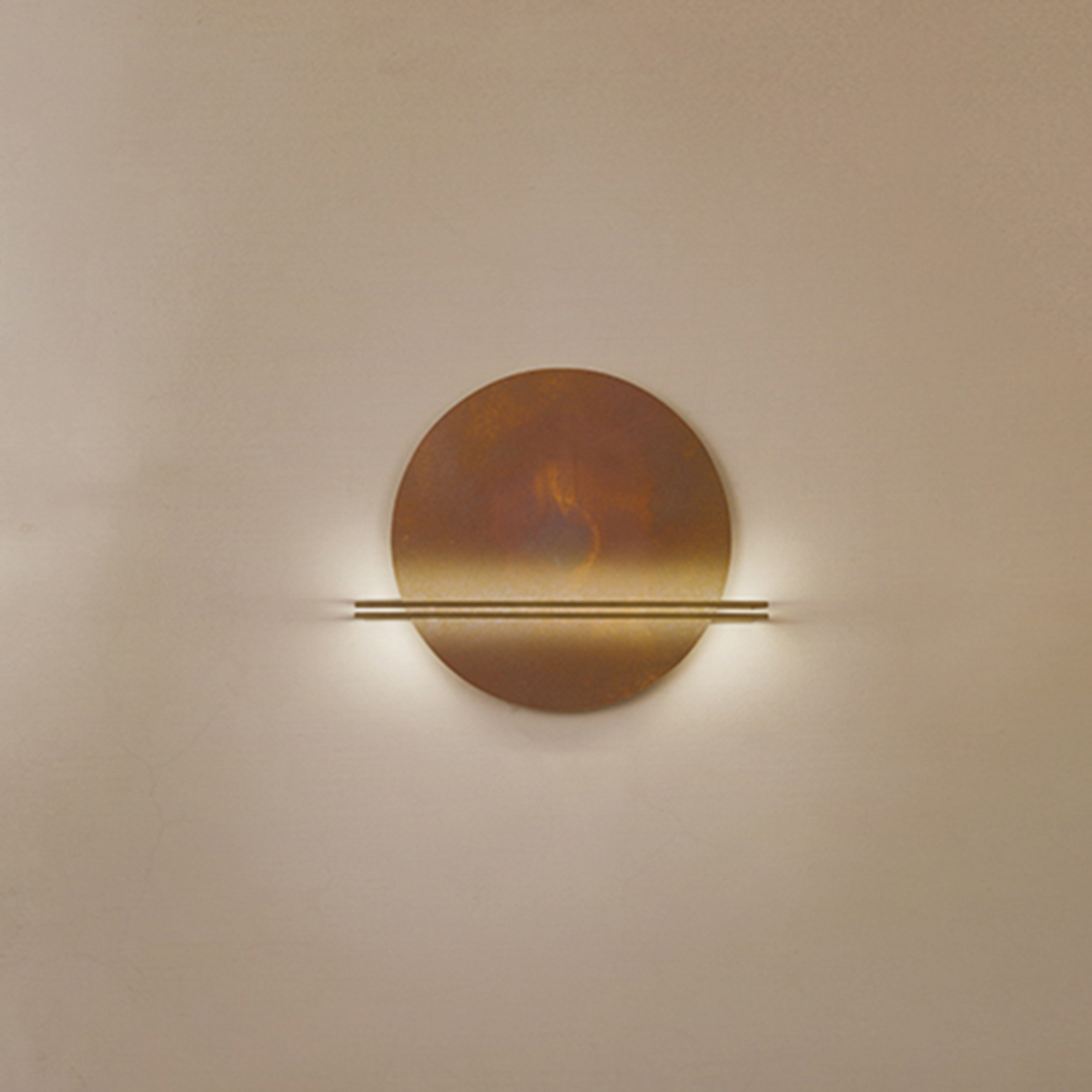 ICONE Essenza lampa sufitowa 927 Ø70cm rdza/brąz