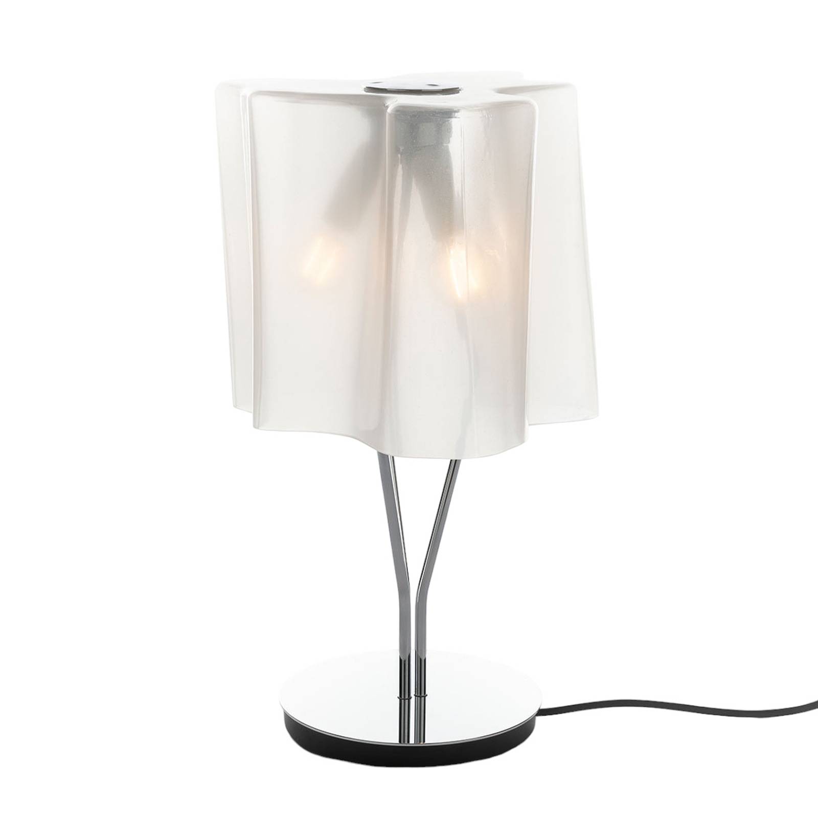 Artemide Logico lampe à poser 44 cm soyeux/chromé