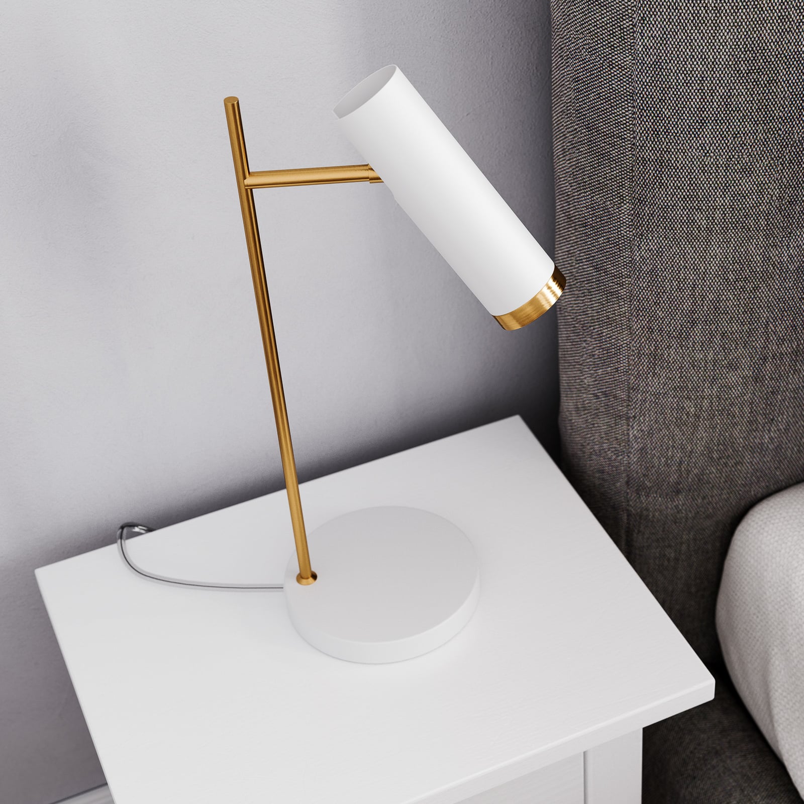 BY RYDENS By Rydéns Puls Tischleuchte als Strahler, für Wohn- / Esszimmer, Metall, GU10, 5 W, Energieeffizienz: A++, B: 16.5 cm, H: 49 cm