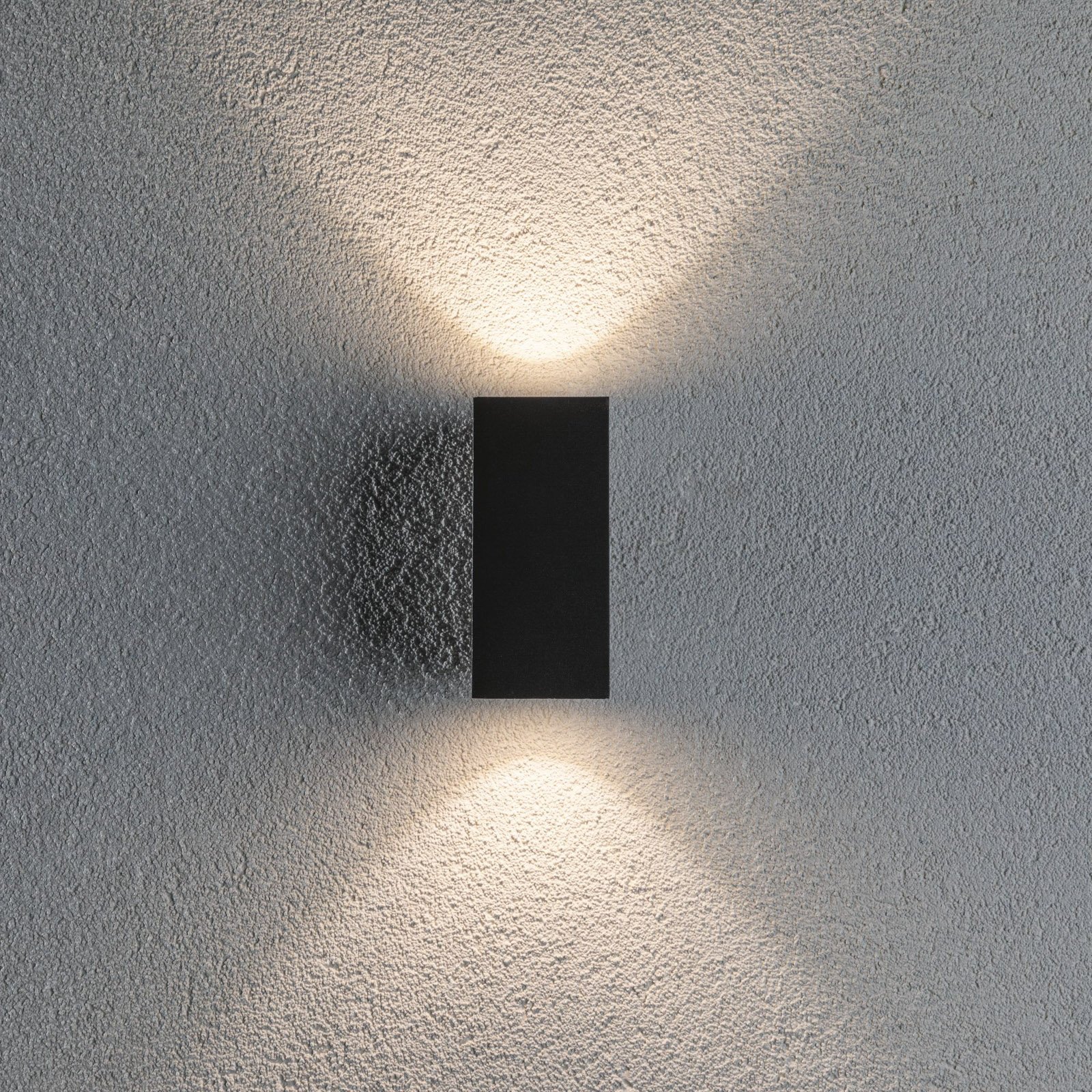 Flame Outdoor Wall Lamp Up/Down Anthracite - Paulmann