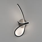 EGLO LED wandlamp CARDONCITO, zwart, hoogte 44 cm, CCT