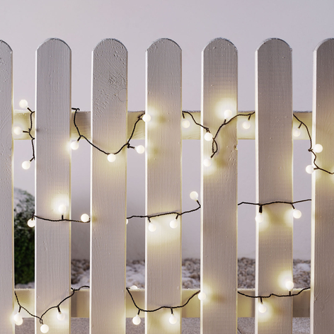 LED-miniljusslinga utomhus 80 lampor, 11,32 m