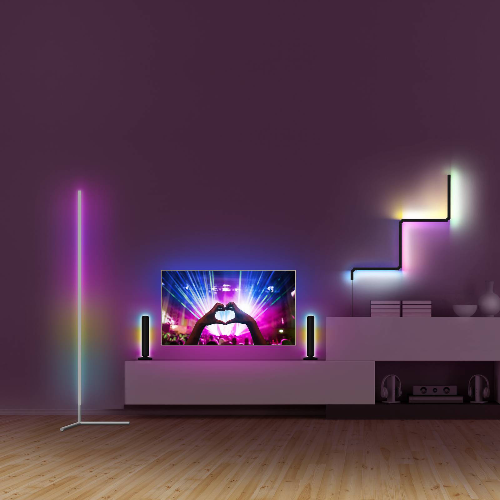 LEDVANCE SMART+ WiFi Floor Hjørne-gulvlampe hvid 140 cm