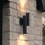 Lucande LED външна стенна лампа Torvian, антрацит, 2-пламъчна