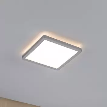 Paulmann Abia LED-Panel Ø 30 cm chrom 2.700K matt