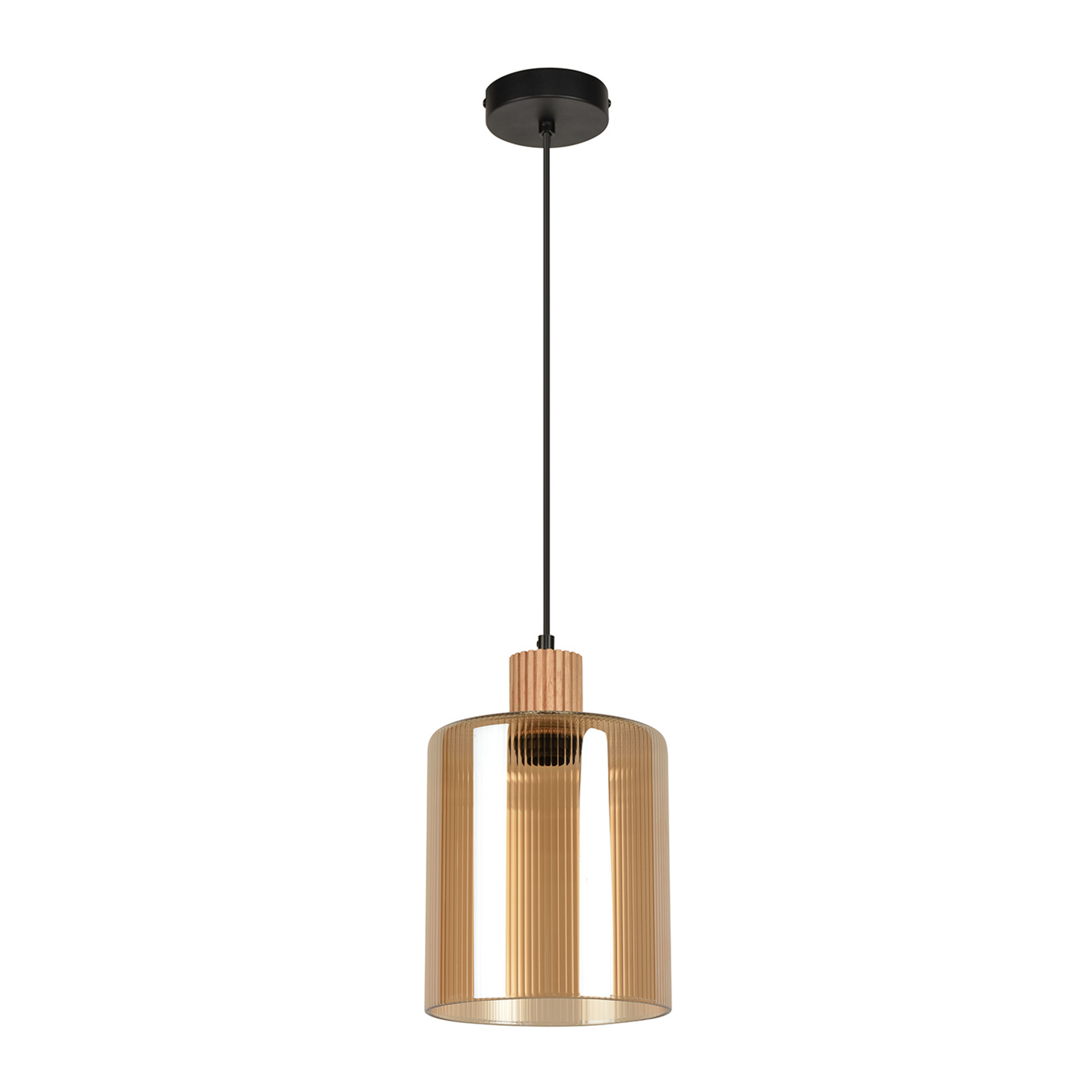 Suspenzija Giovanni, jantar/prirodna, Ø 18 cm - Corep SAS