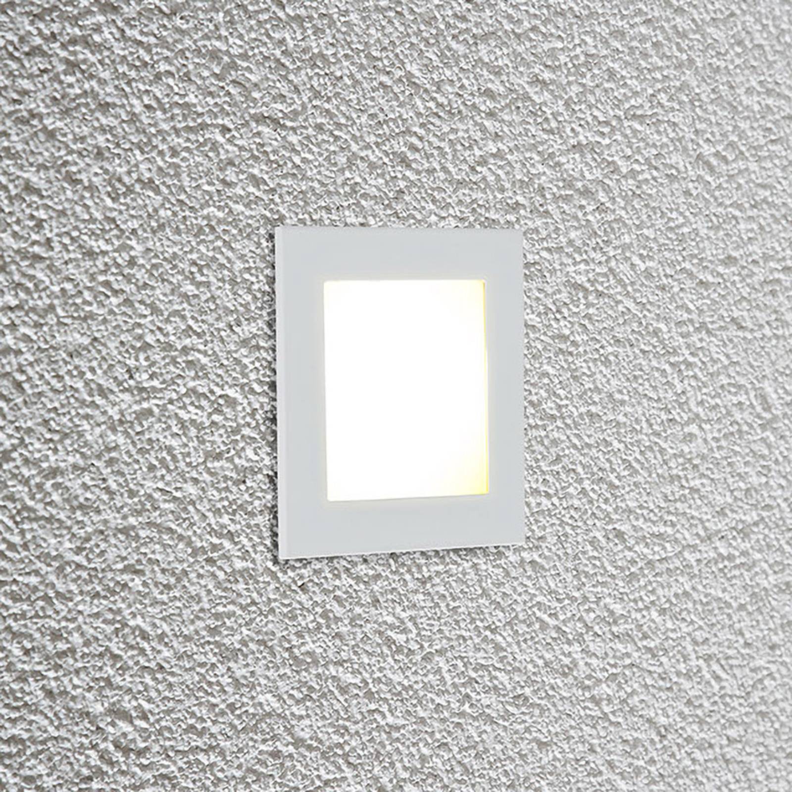 EVN P2180 LED-vägginbyggnadslampa, 3 000 K, vit