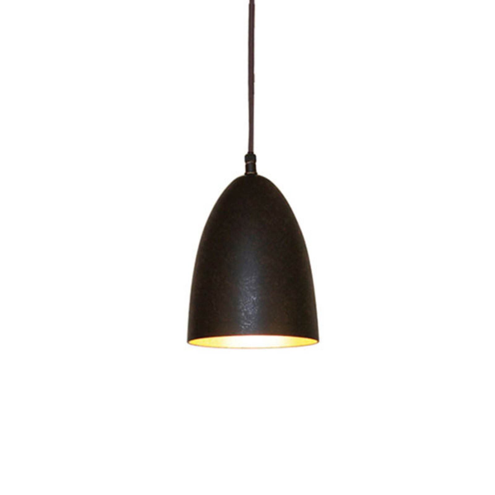 Menzel Solo Tul14 závesná lampa v hnedo-čiernej