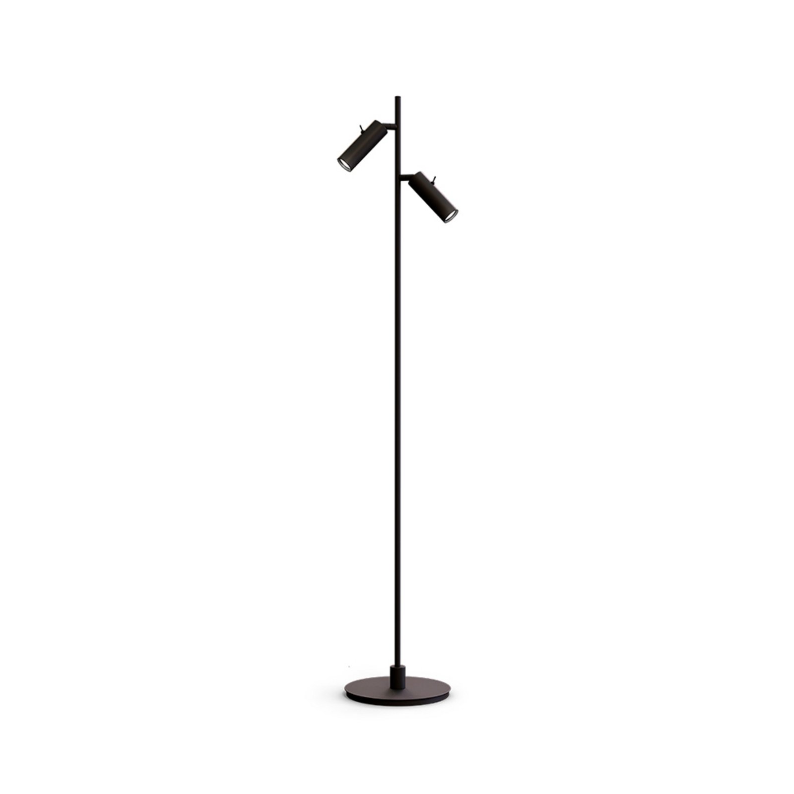 Pipeline 2 Lampadar Matt Black - Herstal