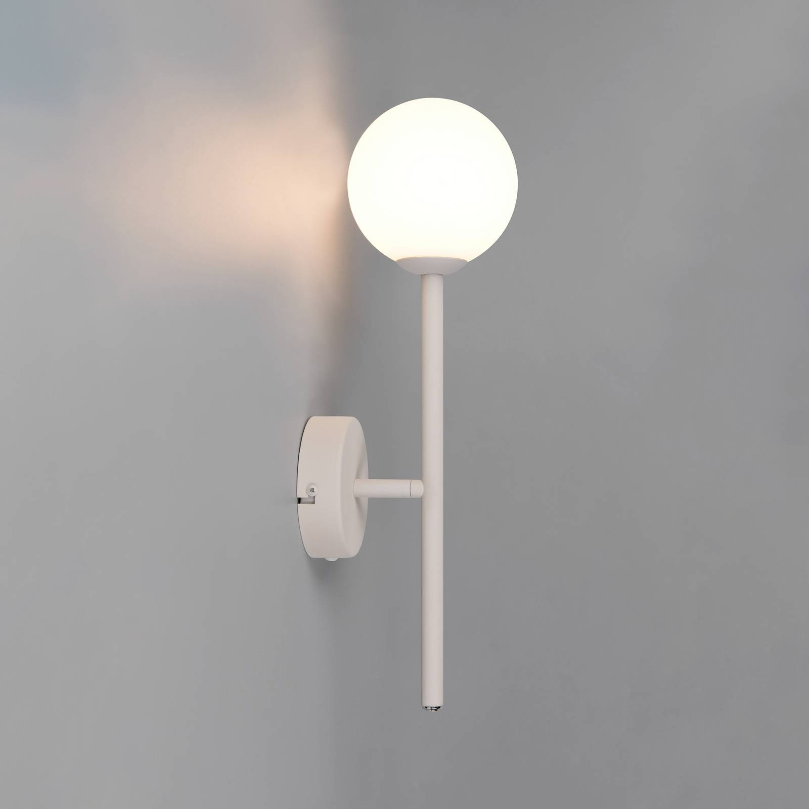 Trio Lighting Wandlamp Firano, grijs, hoogte 42 cm, metaal