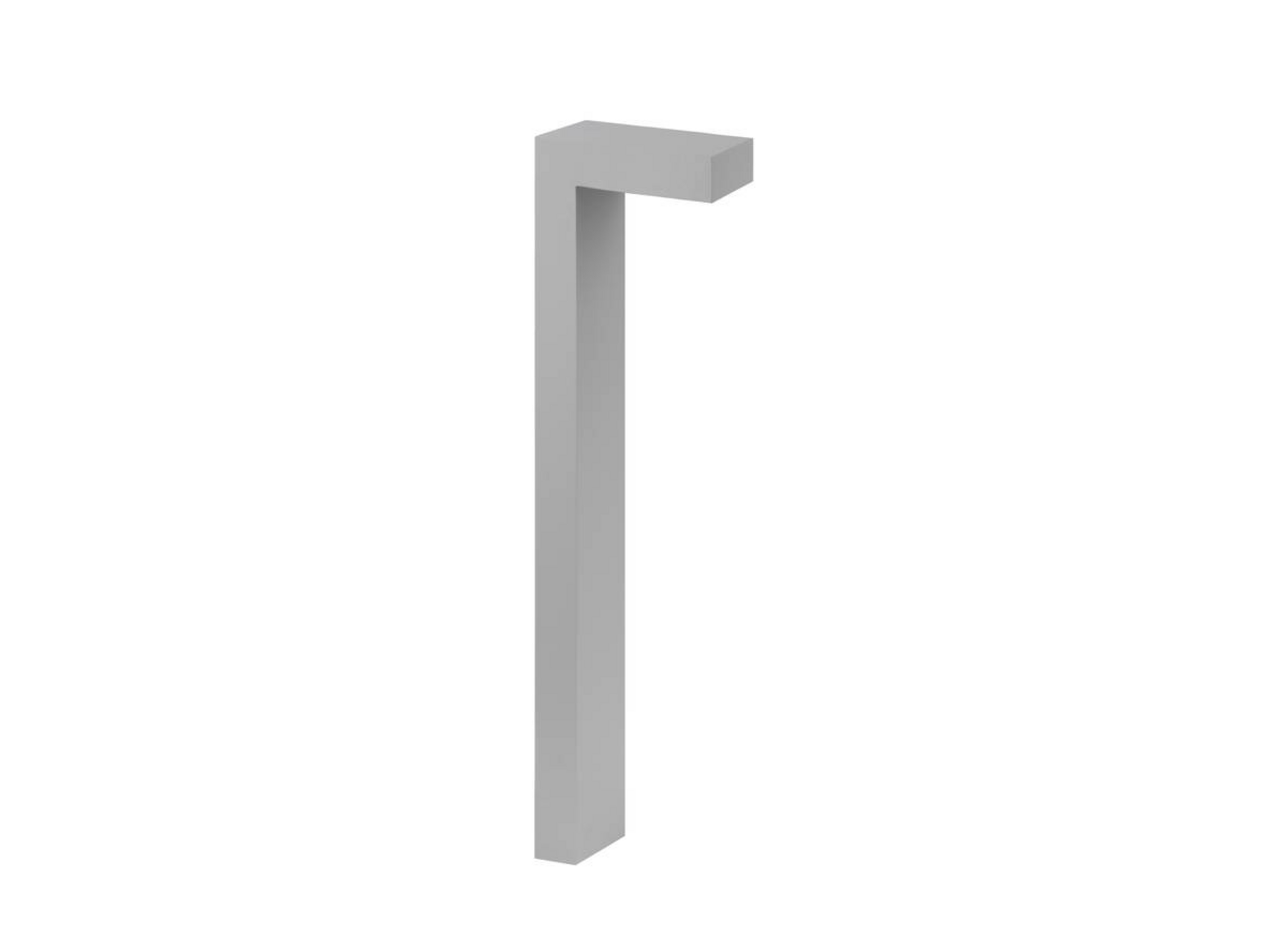 Potelet LED Asker 85 cm, support au sol en béton, aluminium - Norlys