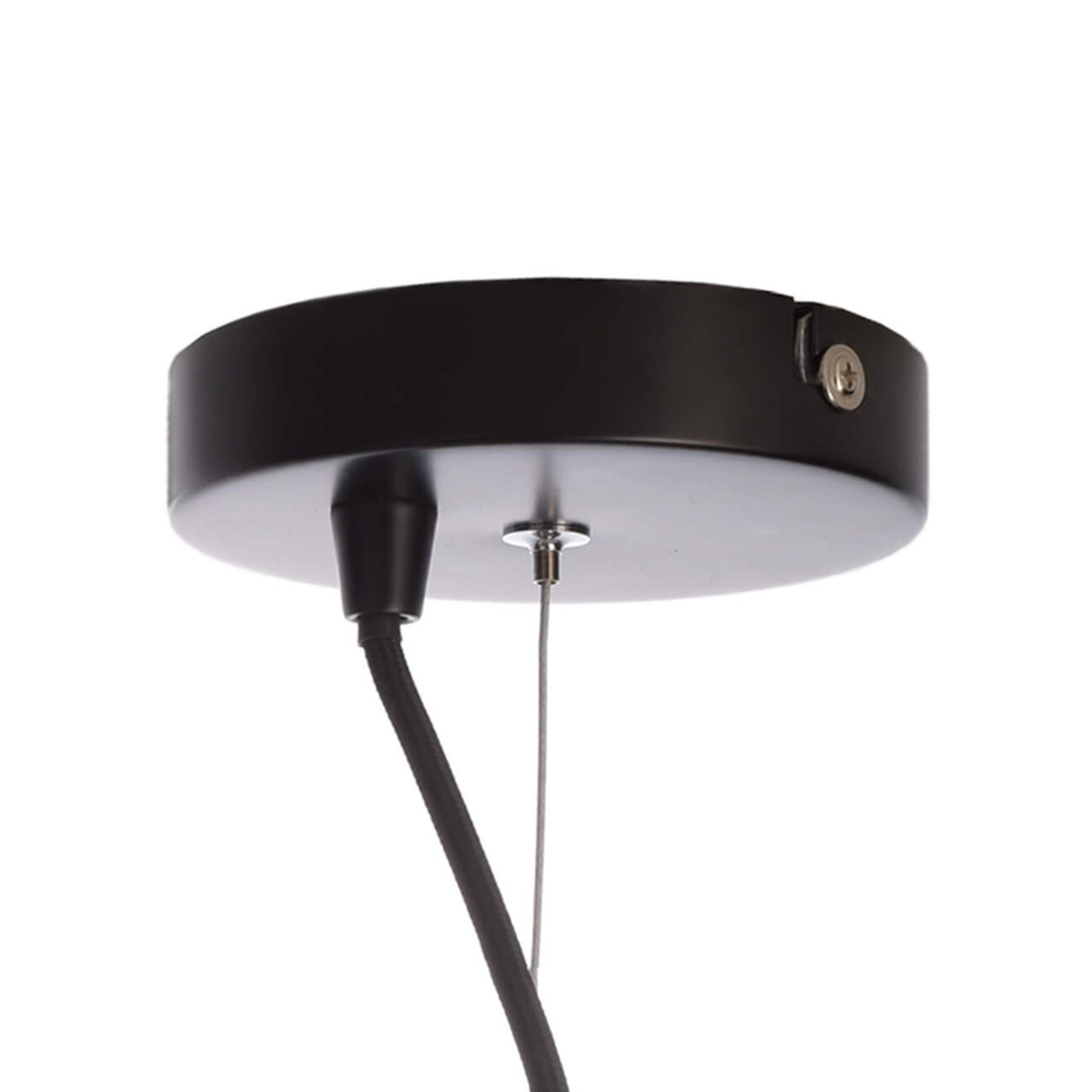 Asterope pendant light, Ø 50cm round, black
