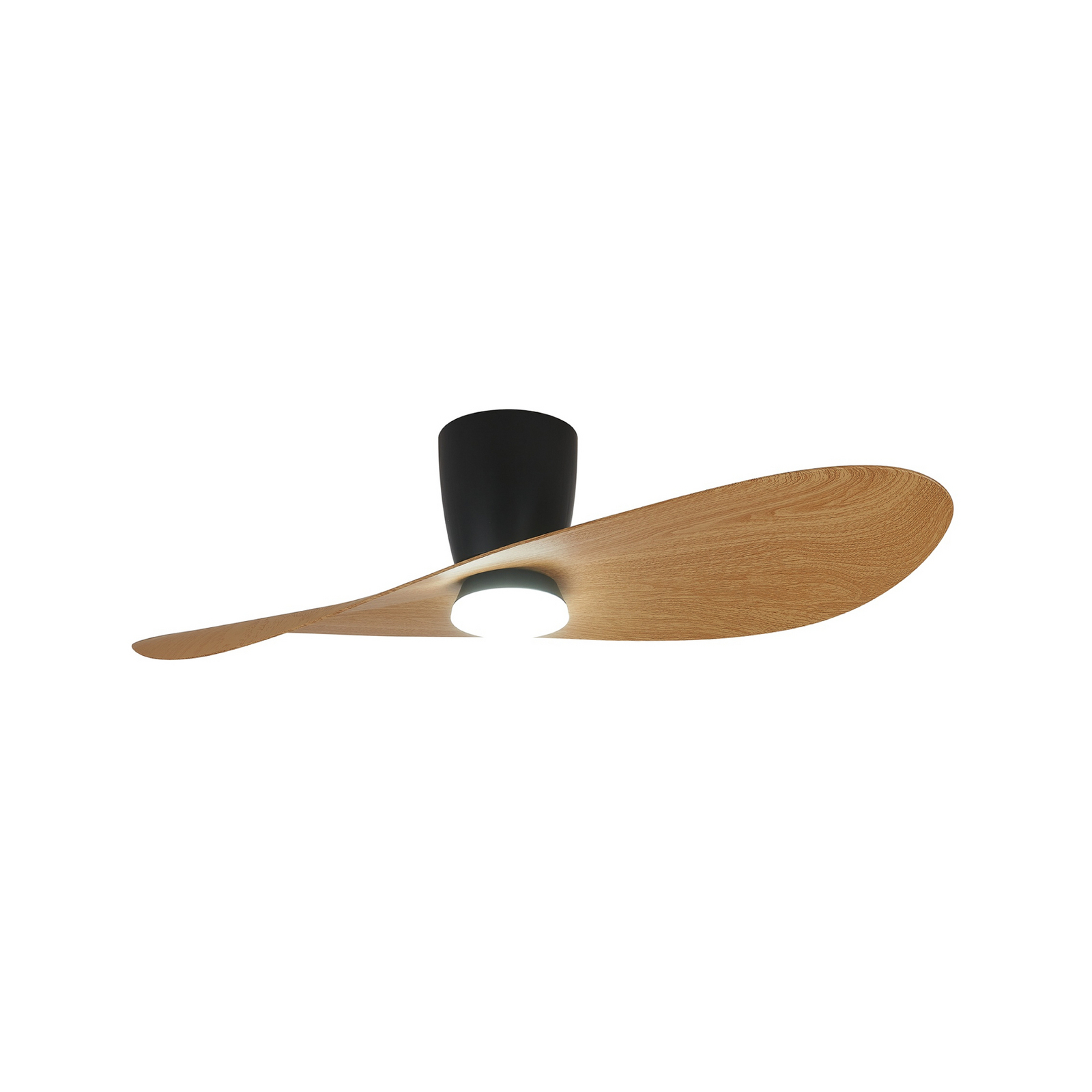 LED-Deckenventilator Surfer, schwarz/holz, DC, leise, CCT LED-Deckenventilator Surfer, schwarz/holz, DC, leise, CCT