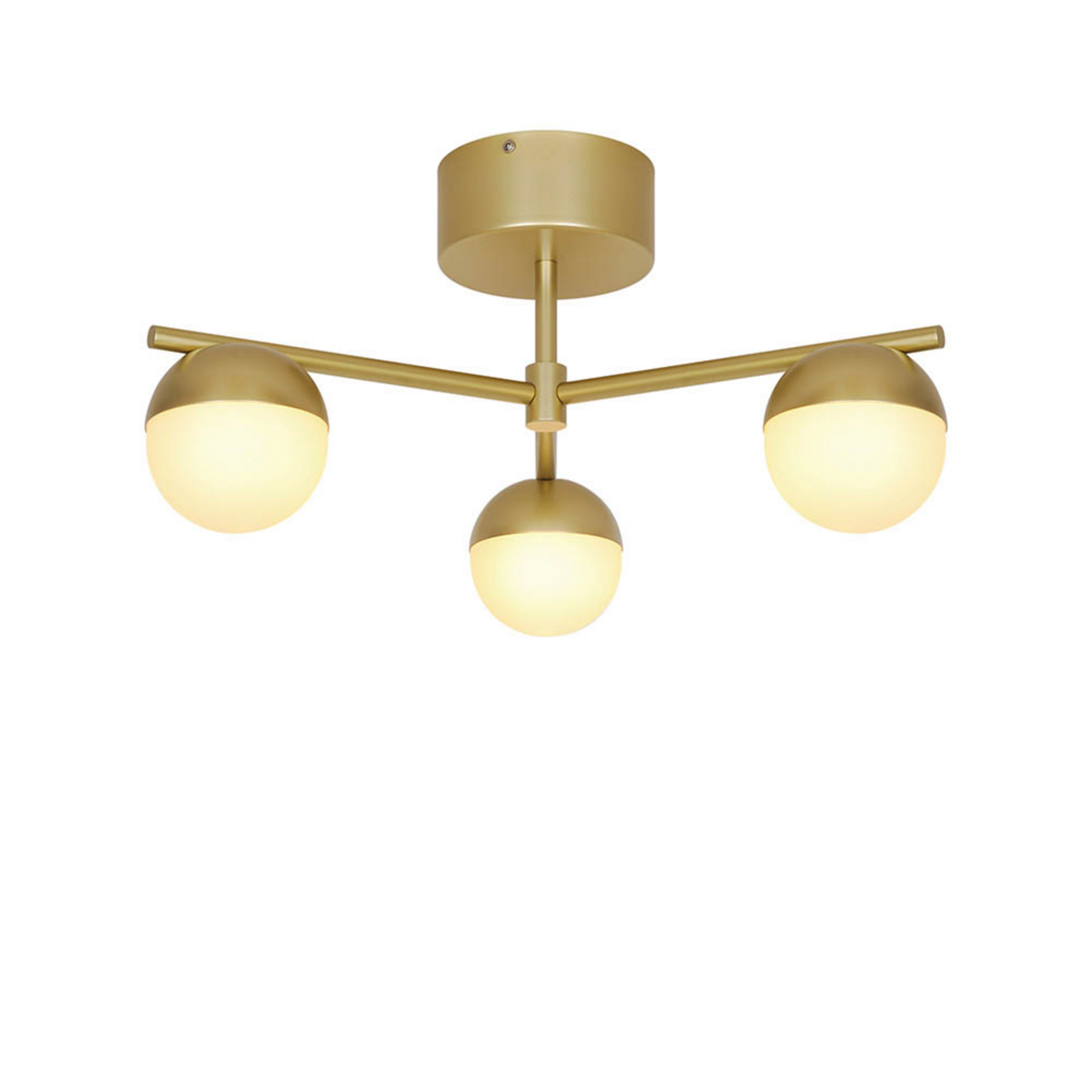 Contina ceiling light, brushed brass - Nordlux