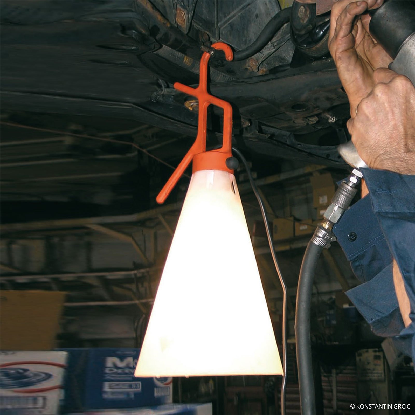 Mayday Work Lamp Orange - Flos