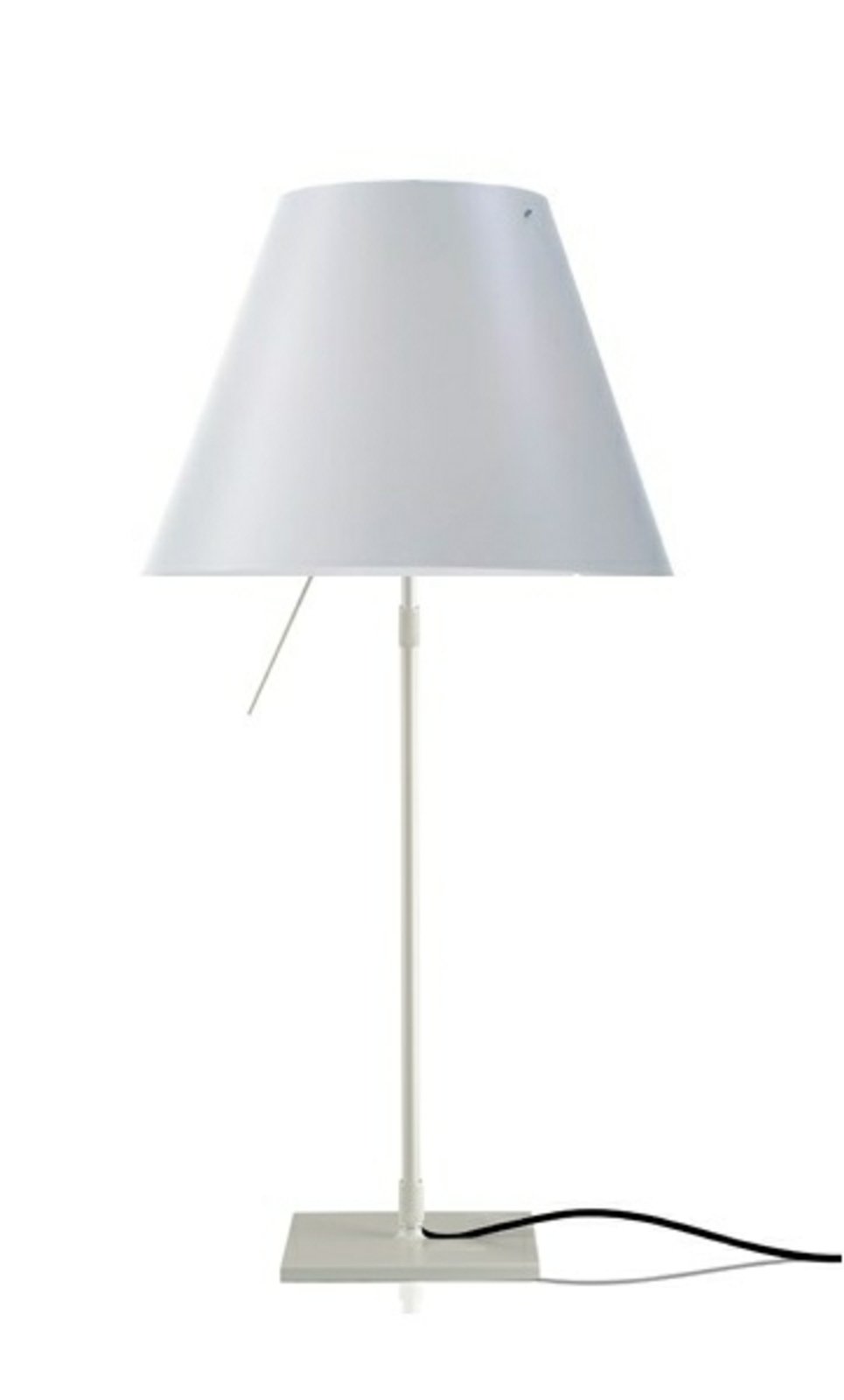 Costanza Stolní Lampa Aluminium s White - Luceplan