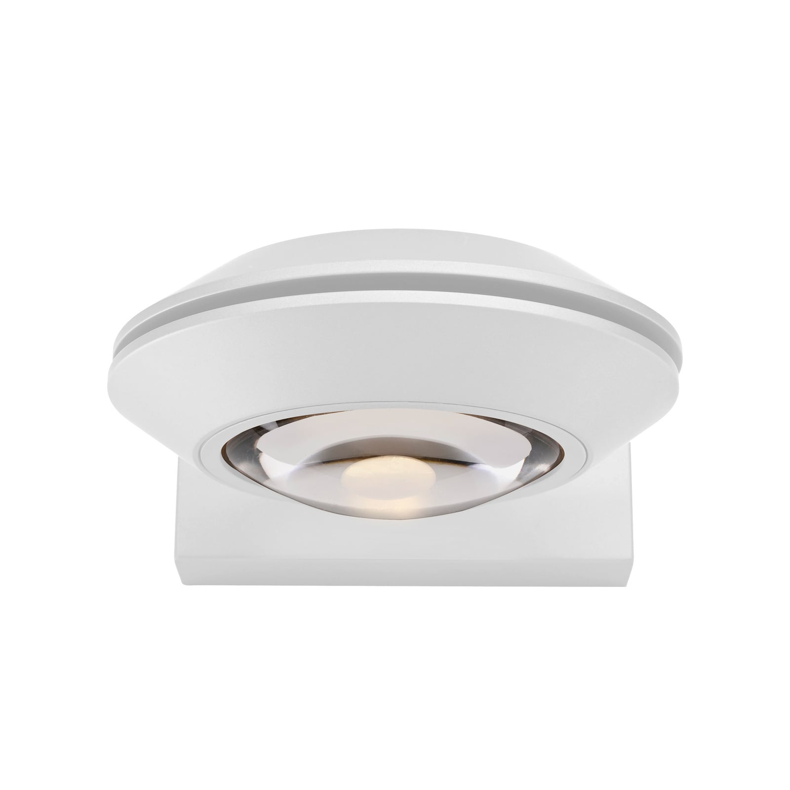 Oculis LED-Wandlampe, weiß, 30 cm, Eisen/Glas, 2-flg. - PURE Oculis LED-Wandlampe, weiß, 30 cm, Eisen/Glas, 2-flg. - PURE