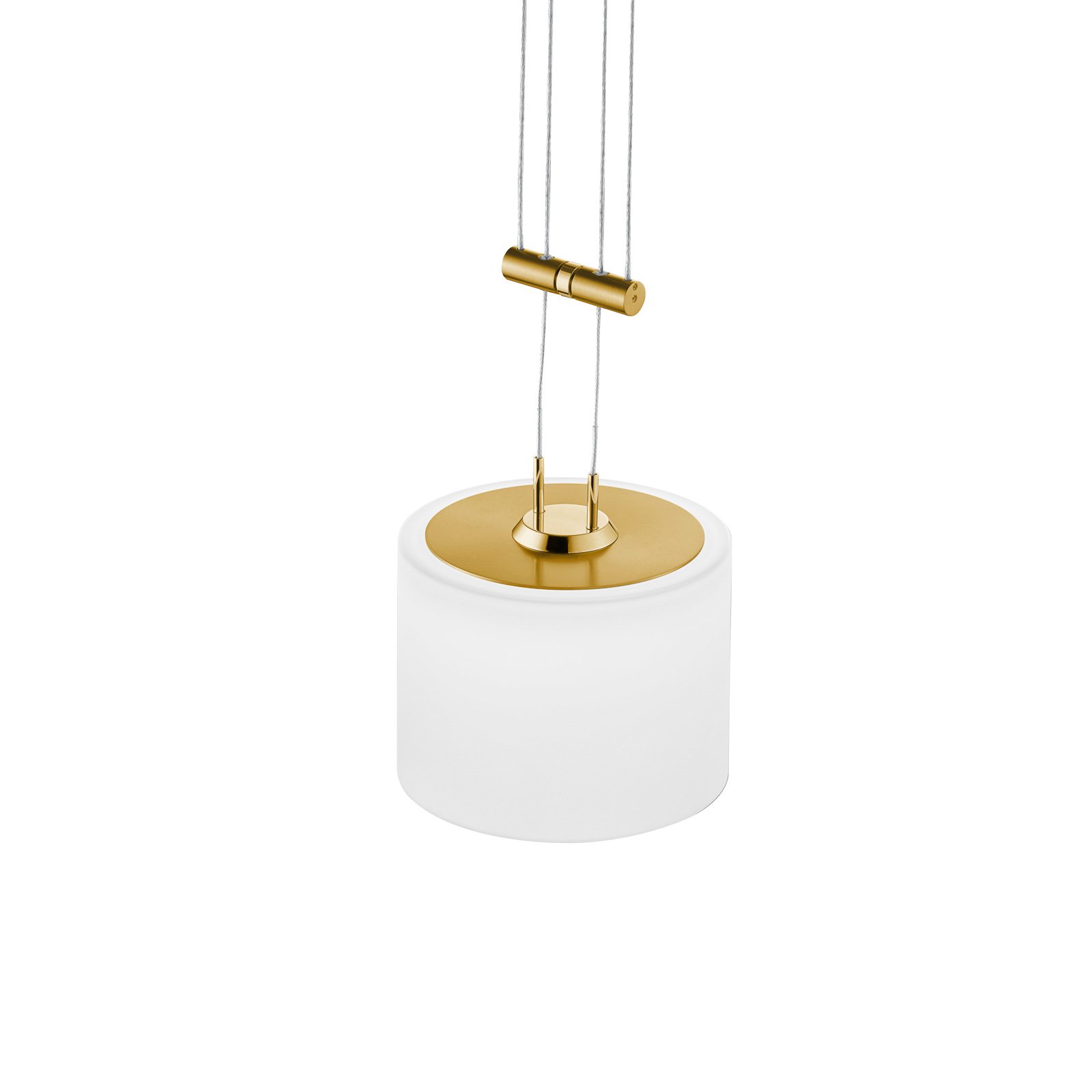 BANKAMP Grazia pendant lamp 1-bulb 16cm brass