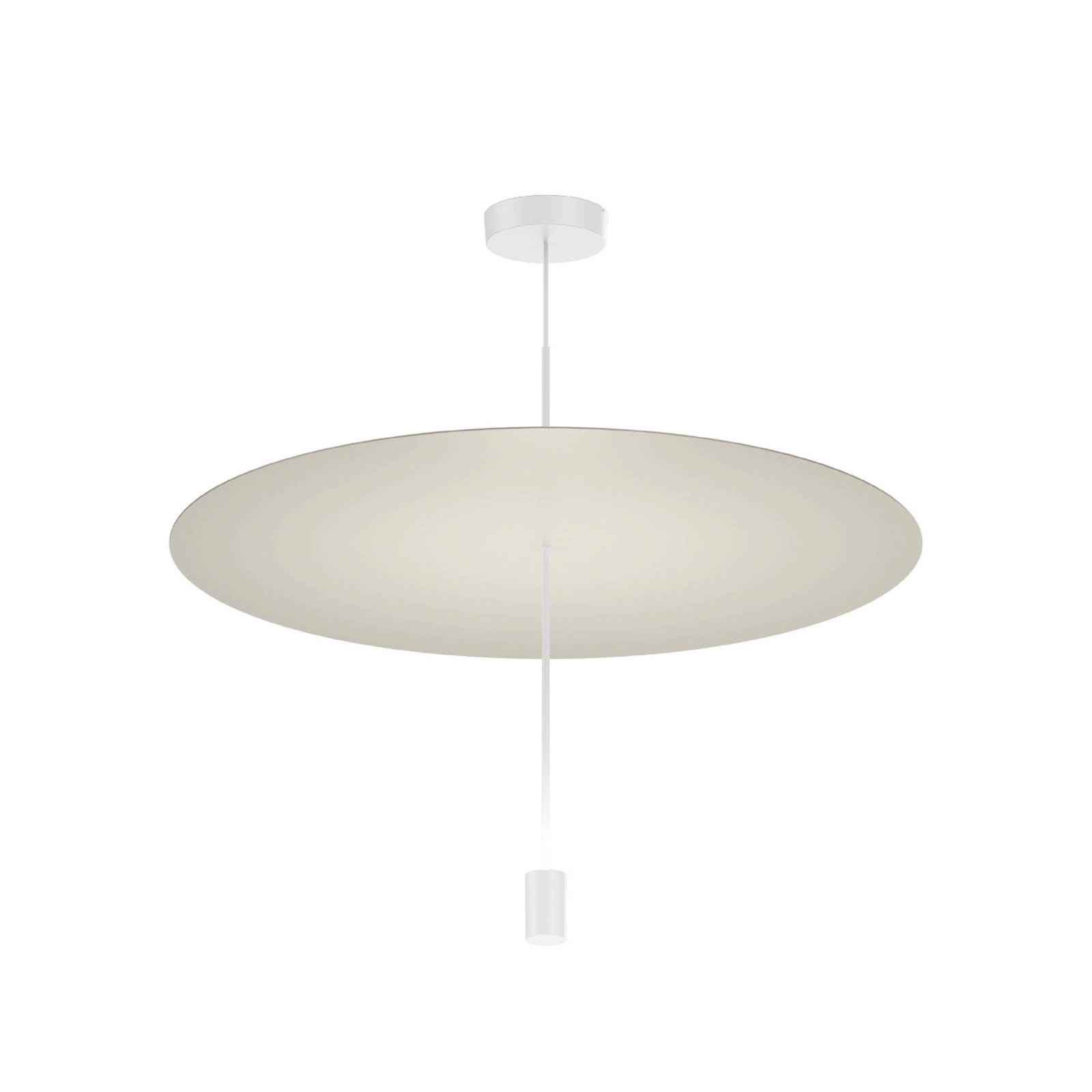 WEVER &amp; DUCRÉ & Candeeiro suspenso LED Shedda Ø 70 cm cinza acetinado 2700K