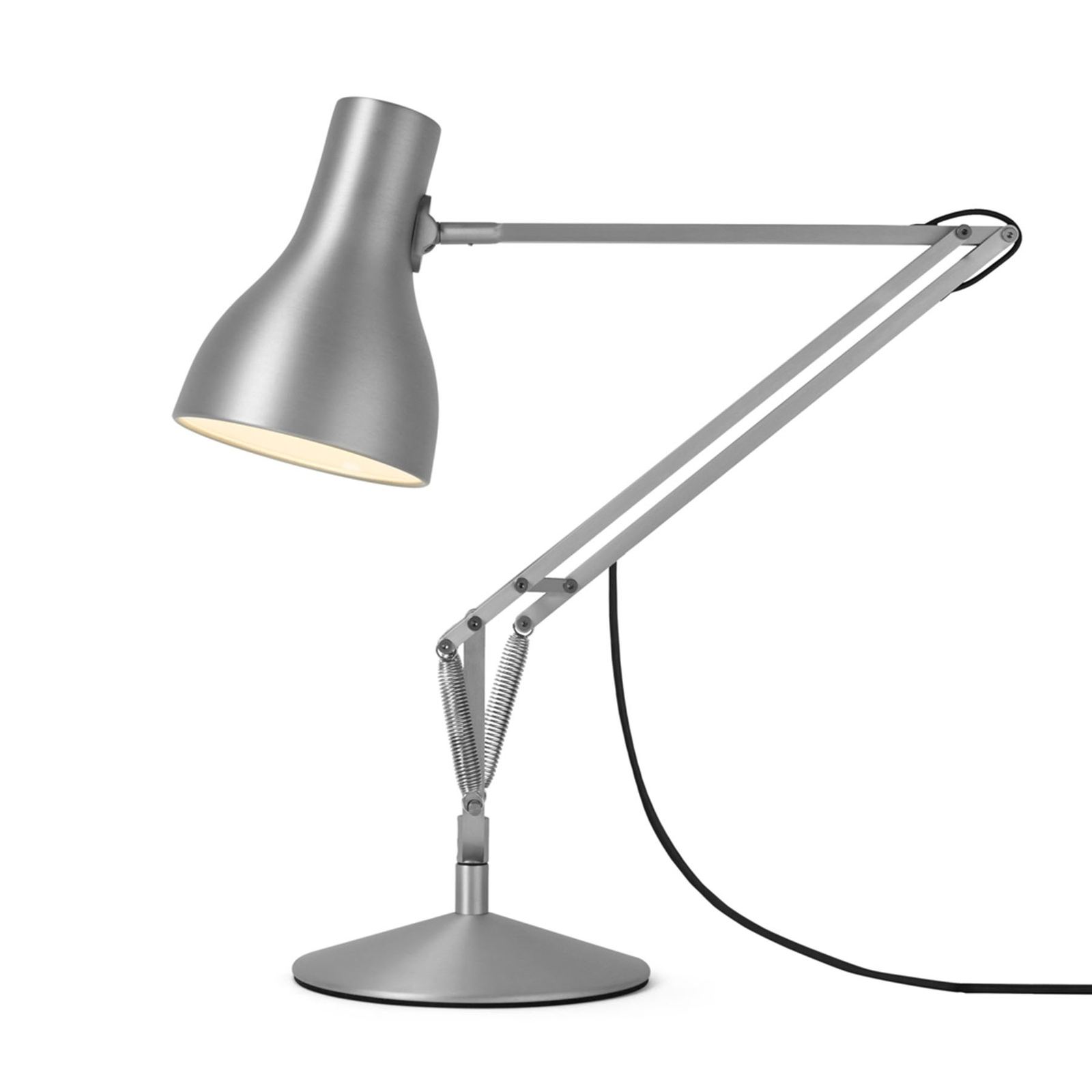 Anglepoise Type 75 asztali lámpa ezüstfényű