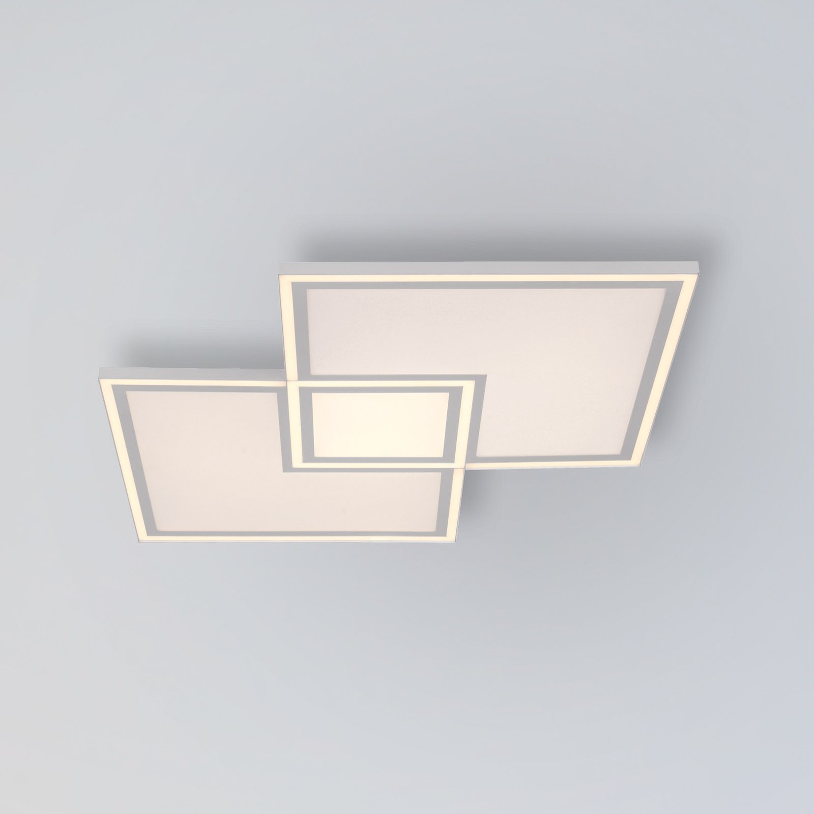 Stropné LED svetlo Edging CCT, 67,5 x 67,5 cm