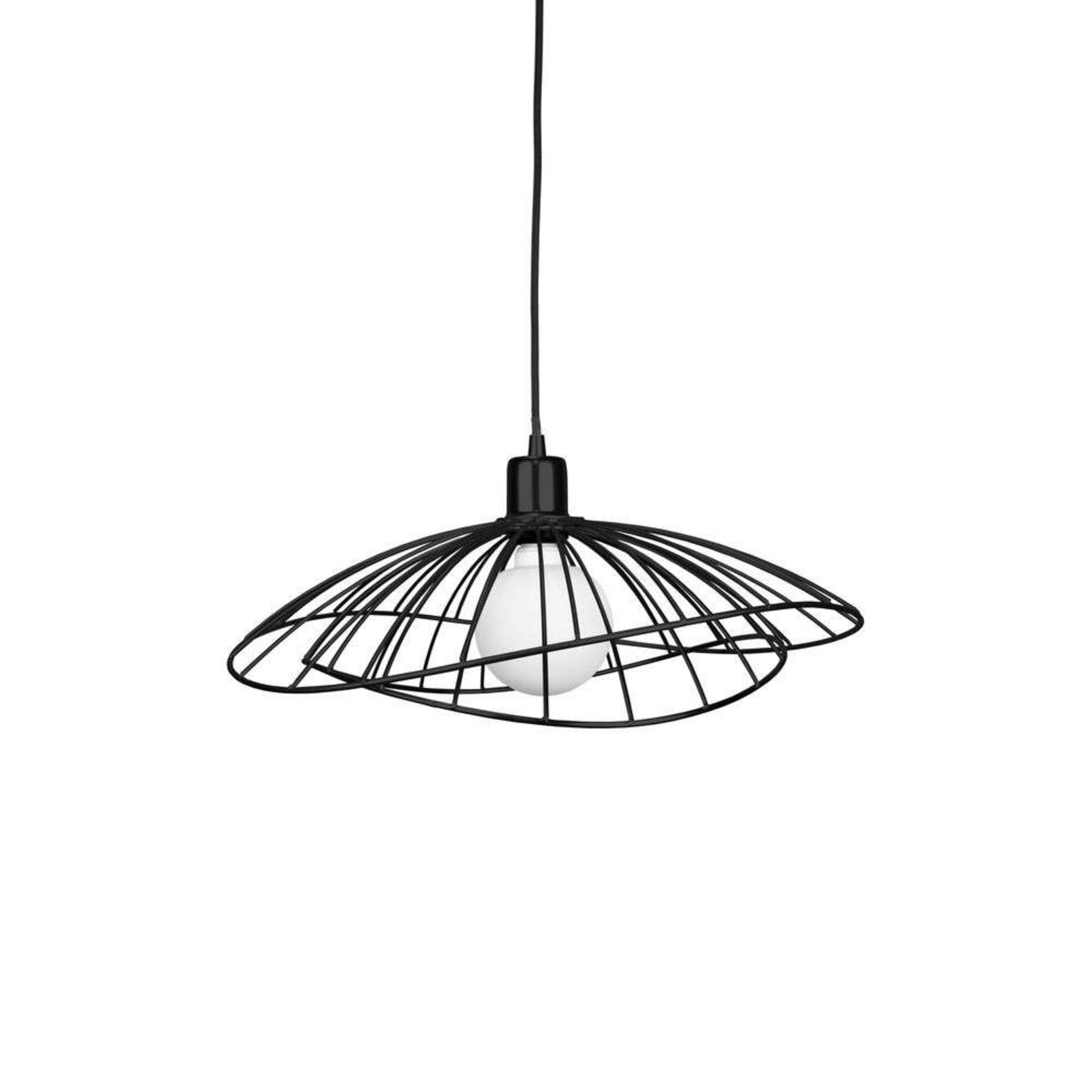 Globen Lighting Pendelleuchte RAY, schwarz, Ø 45 cm Globen Lighting Pendelleuchte RAY, schwarz, Ø 45 cm