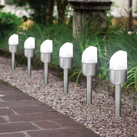 LED prikspot Toni op zonne-energie in set van 6