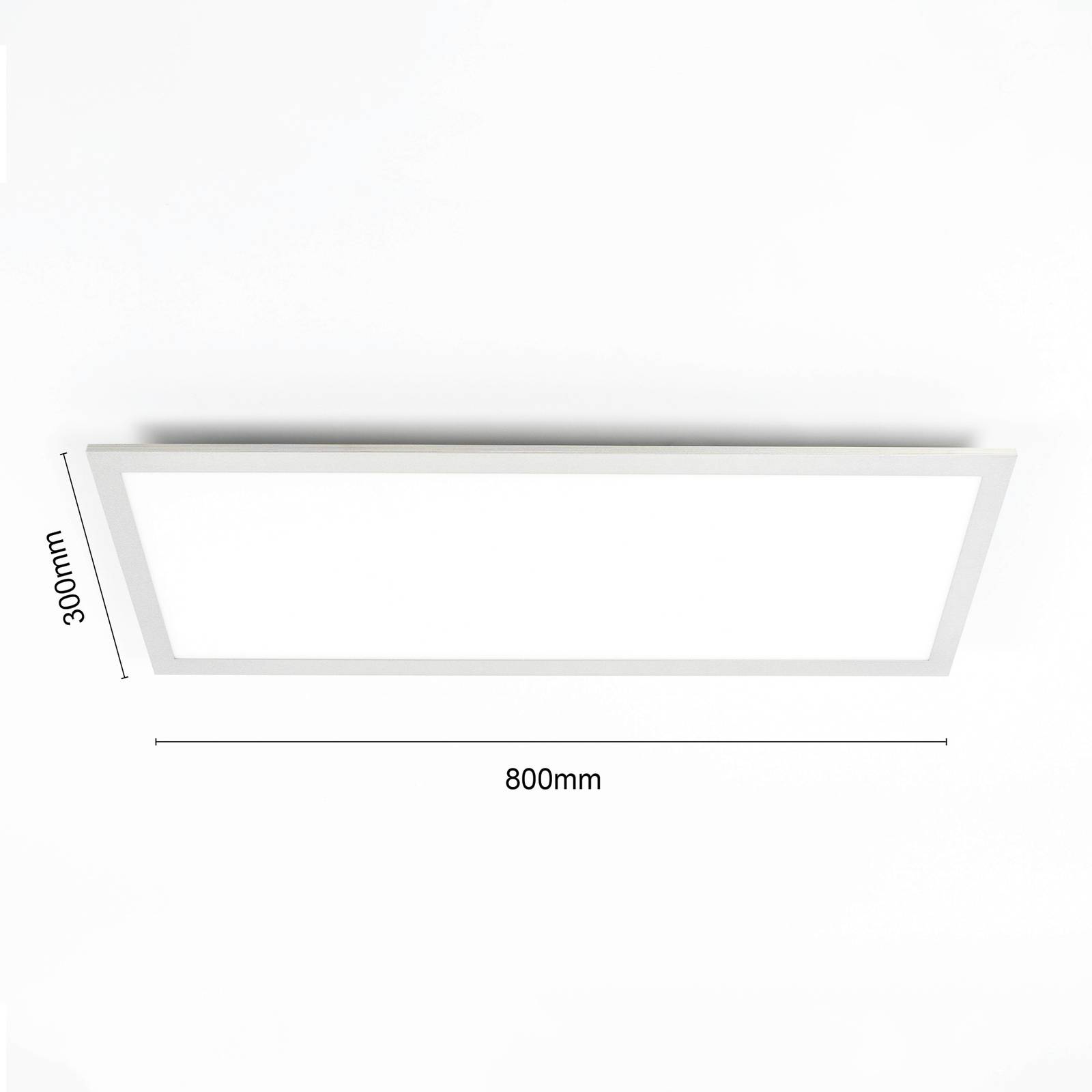 Panel LED Livel, CCT, 80 cm x 30 cm, srebrny, aluminium