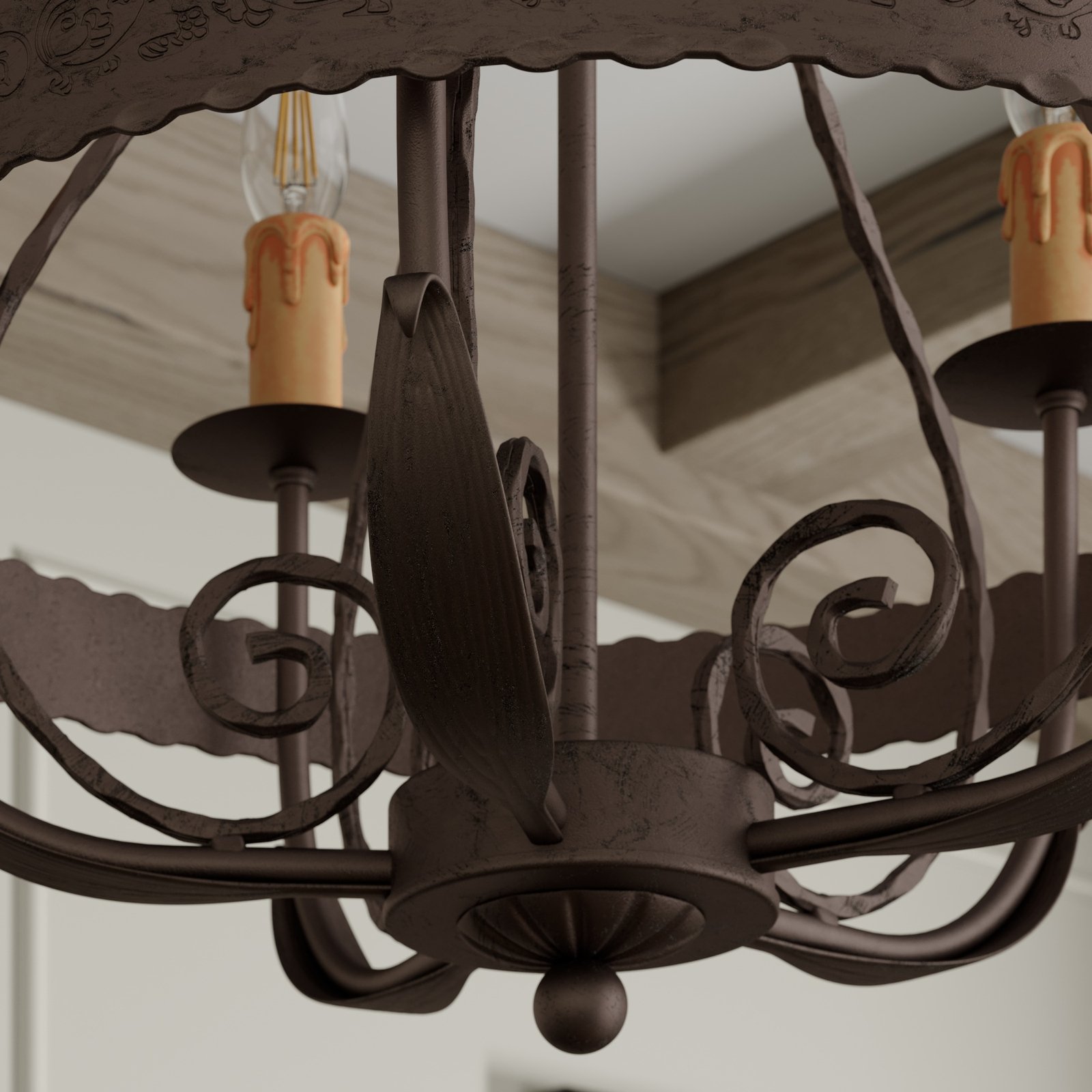Loara chandelier, 5-bulb