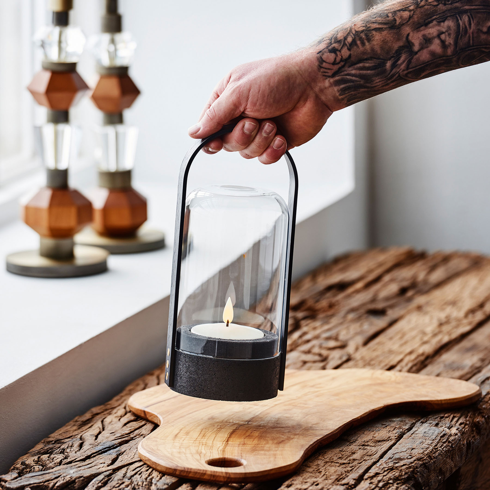 LE KLINT Candle Light LED-Laternenleuchte