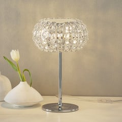 Lámpara de sobremesa DIAMOND con cristales, 24 cm