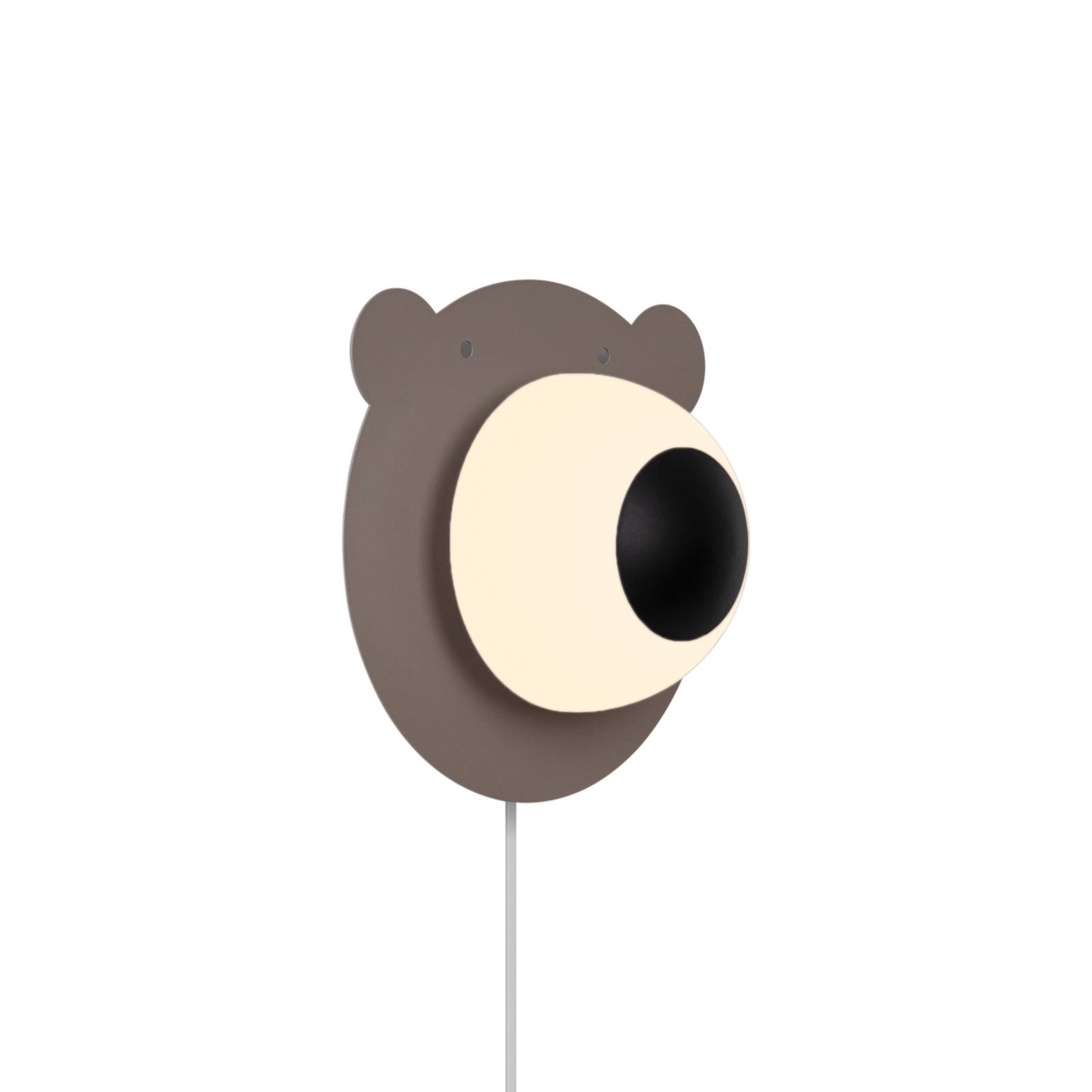 Wandleuchte Bruna Bear mit Kabel und Stecker