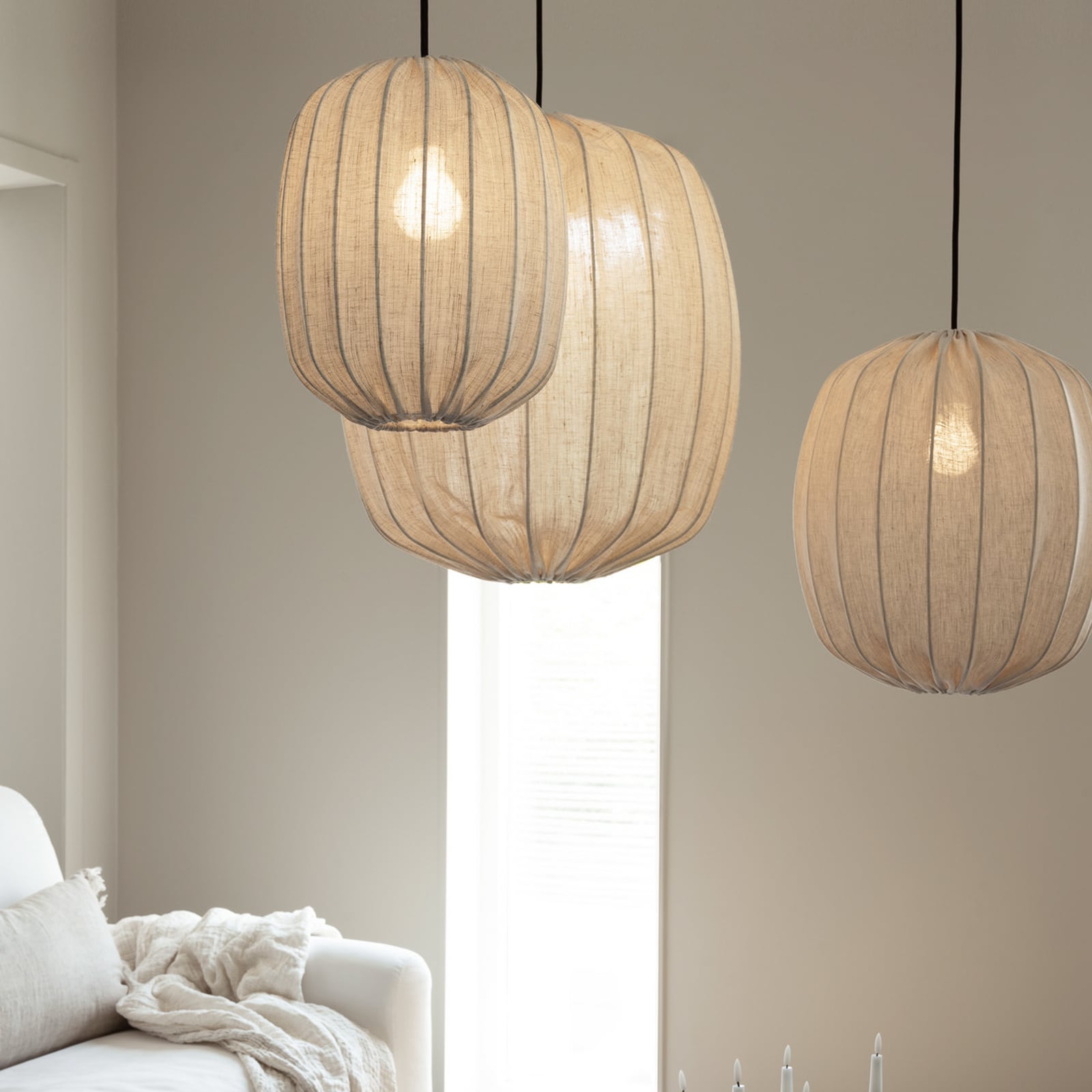 Prisma 35 Schirm Linen Natural - Watt & Veke