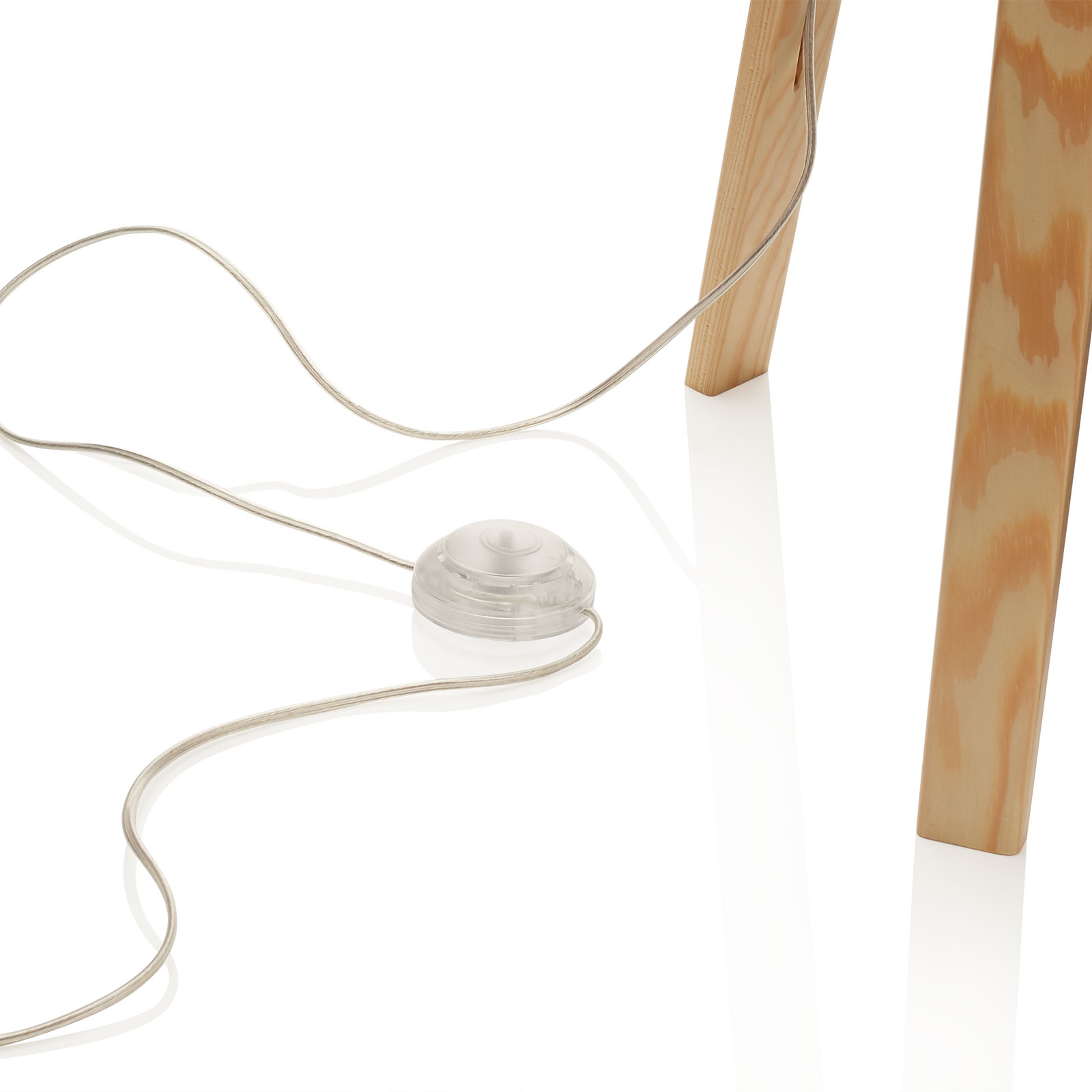 Lampadaire Natalia crème avec imprimé intérieur