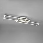 Twister LED ceiling light, CCT, dim remote control