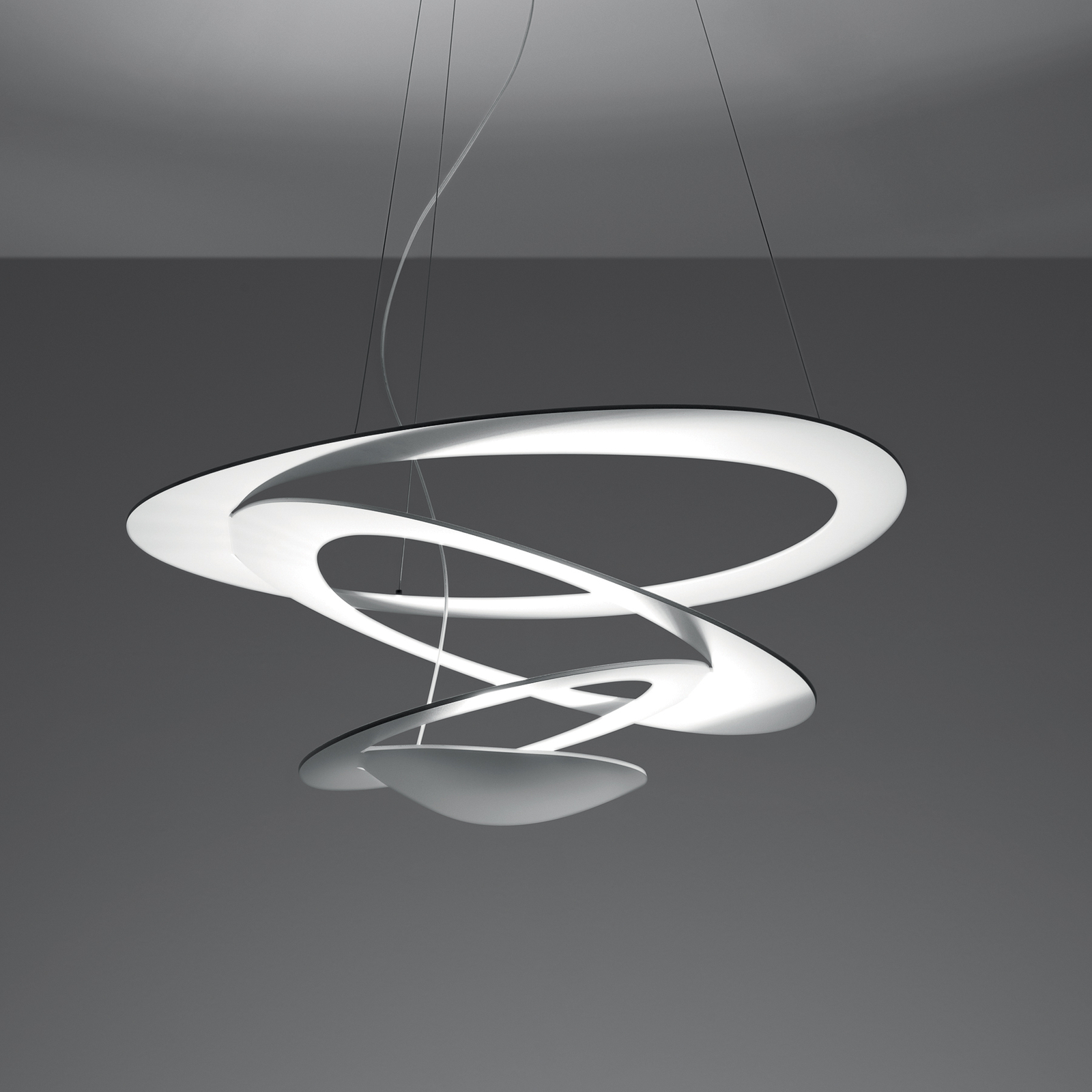Artemide Pirce Mini LED-hængelampe, hvid, 2.700K
