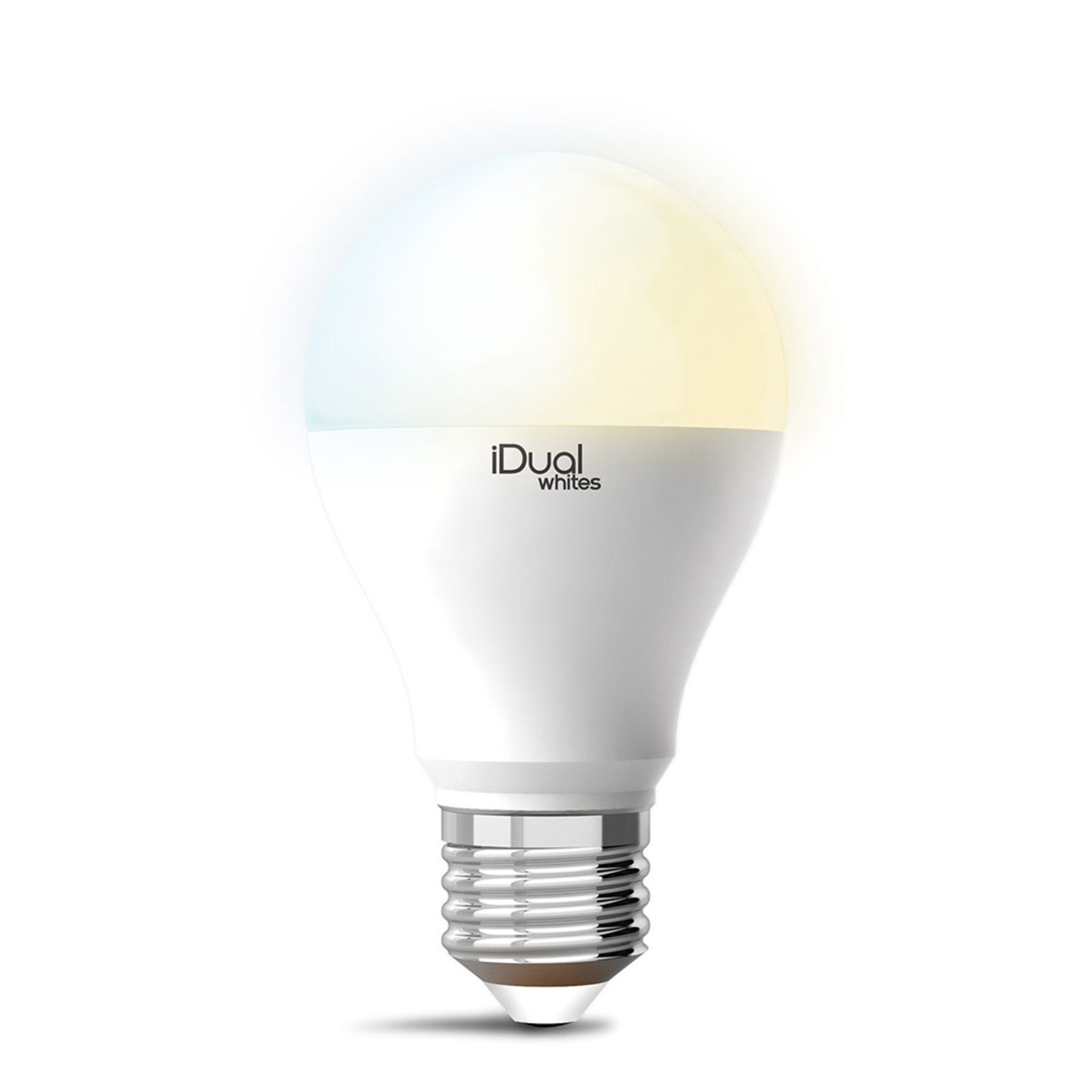 iDual Whites LED-pære E27 A60 10 W tunable, hvit