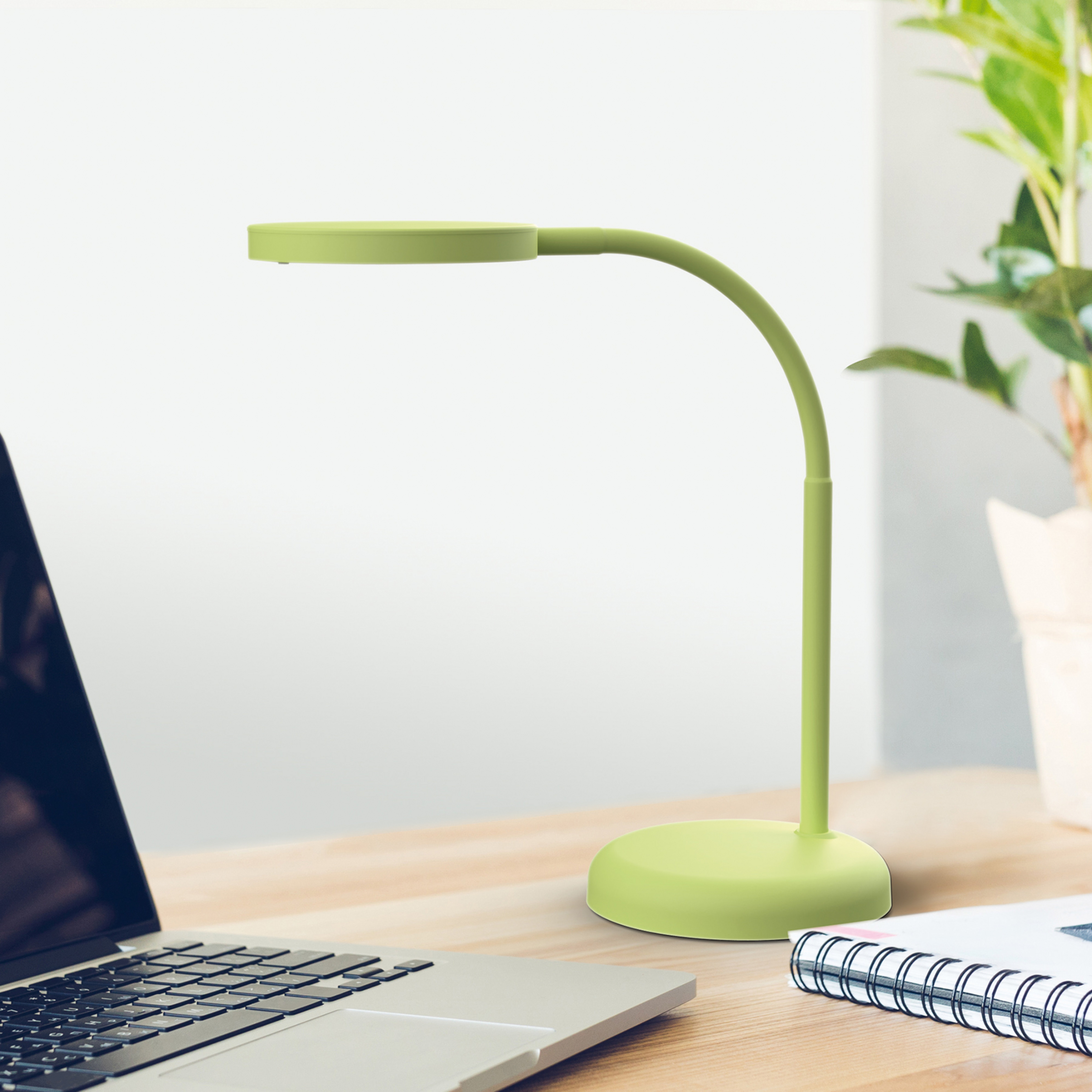 LED-Tischleuchte MAULjoy, grün, Höhe 34 cm, Metall