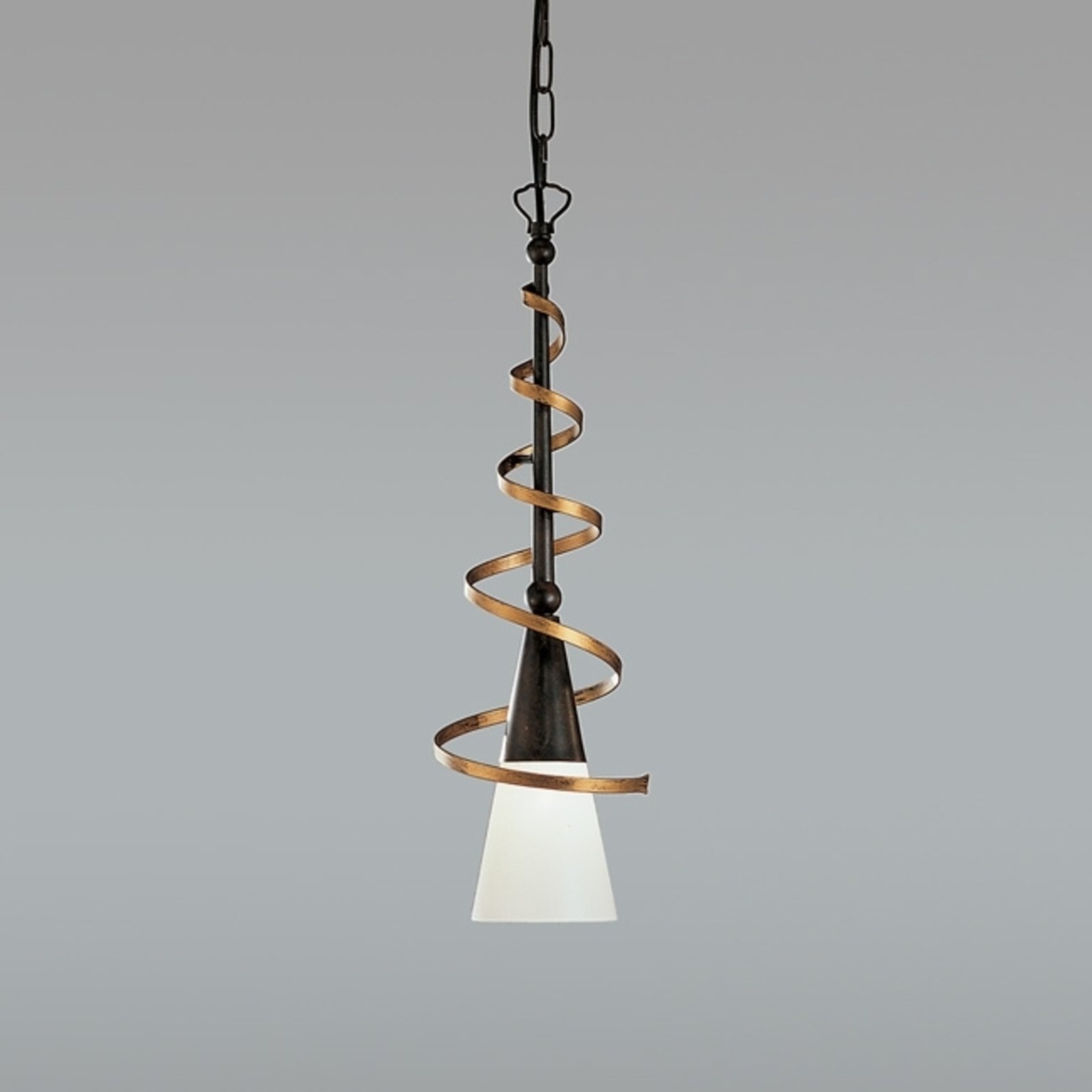 BONITO függő lámpa antik rozsda 50 cm