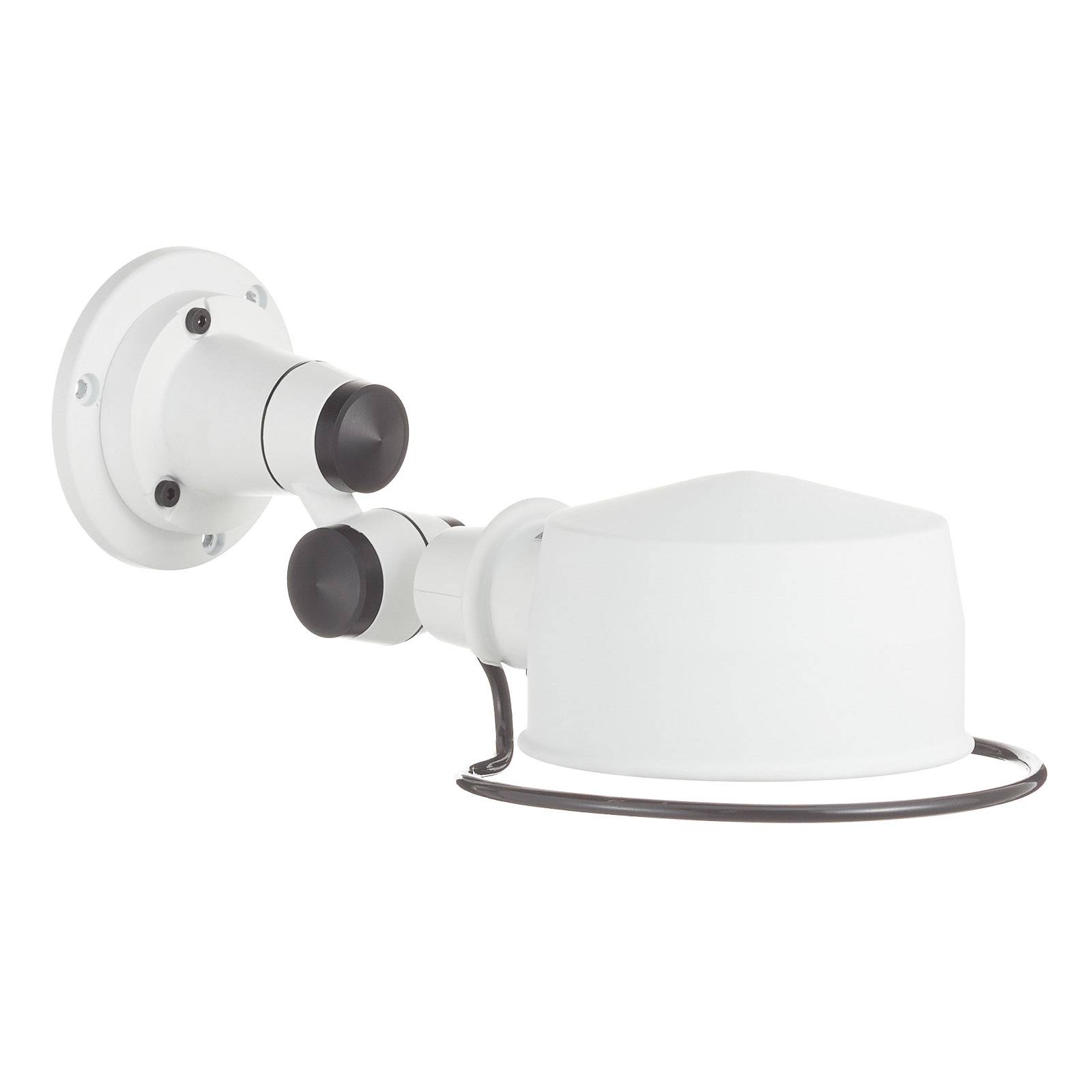 Jieldé Lak L1000 articulated wall light matt white, for Living / Dining Room, aluminium, steel, E27, 60 W, W: 15 cm