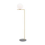 IC F2 Outdoor Brass (Grey Lava Marble) - Flos