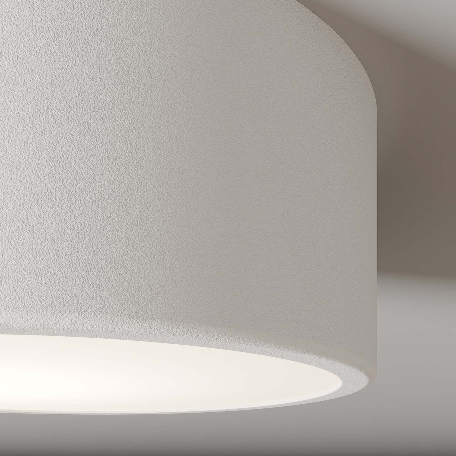 Cleo loftslampe, Ø 20 cm, hvid