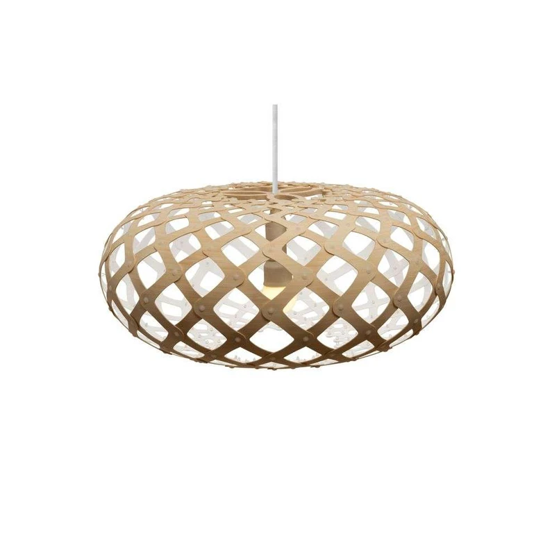 David Trubridge ltd - Kina Pendelleuchte Ø44 Weiß 1 Seite David Trubridge