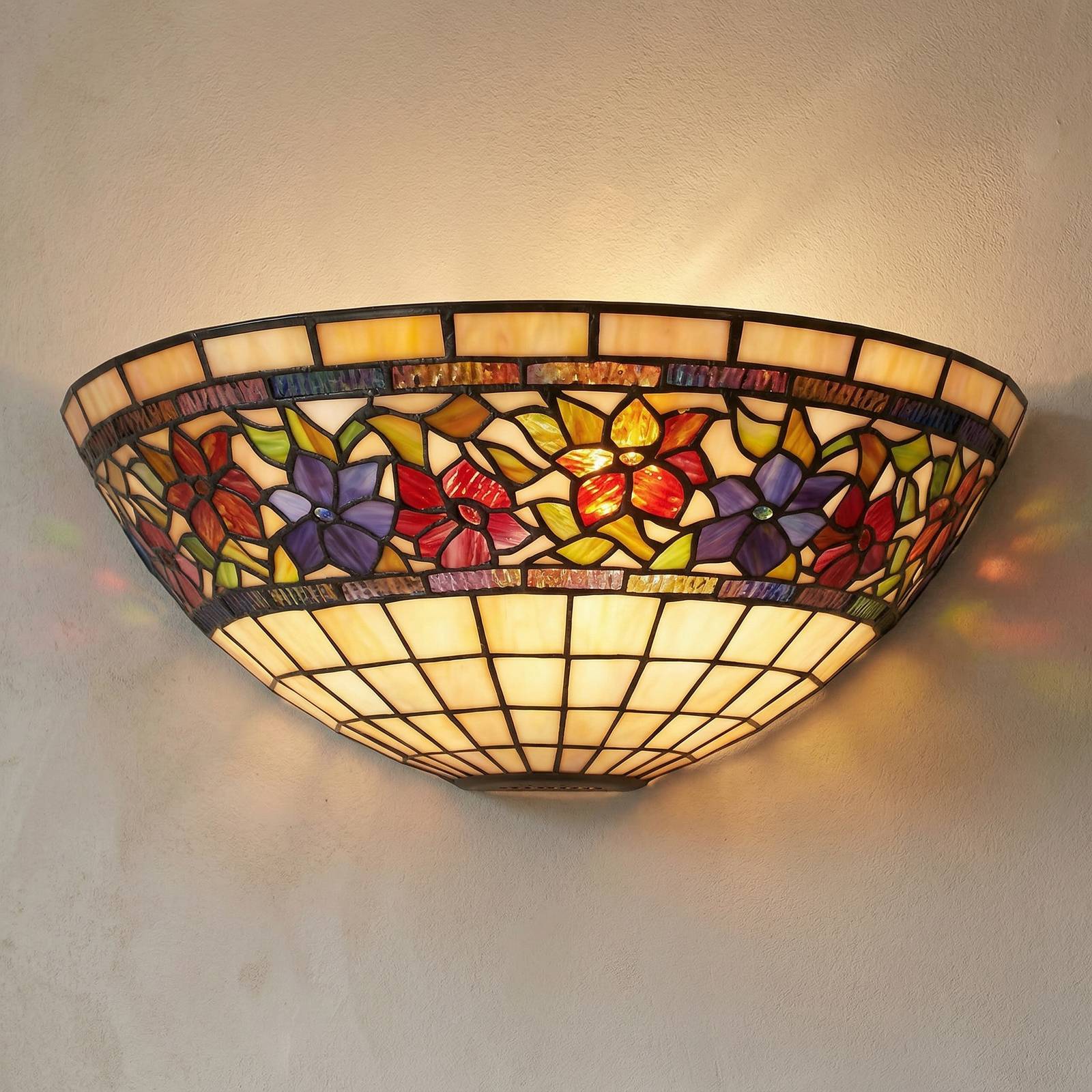 Artistar Applique classique style Tiffany Flora