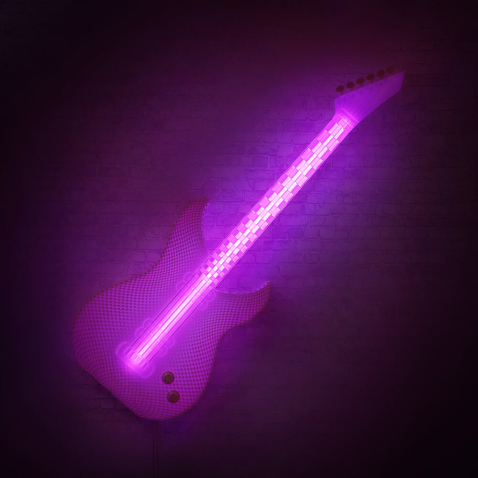 Rockero aplique LED Guitarra de impresora 3D