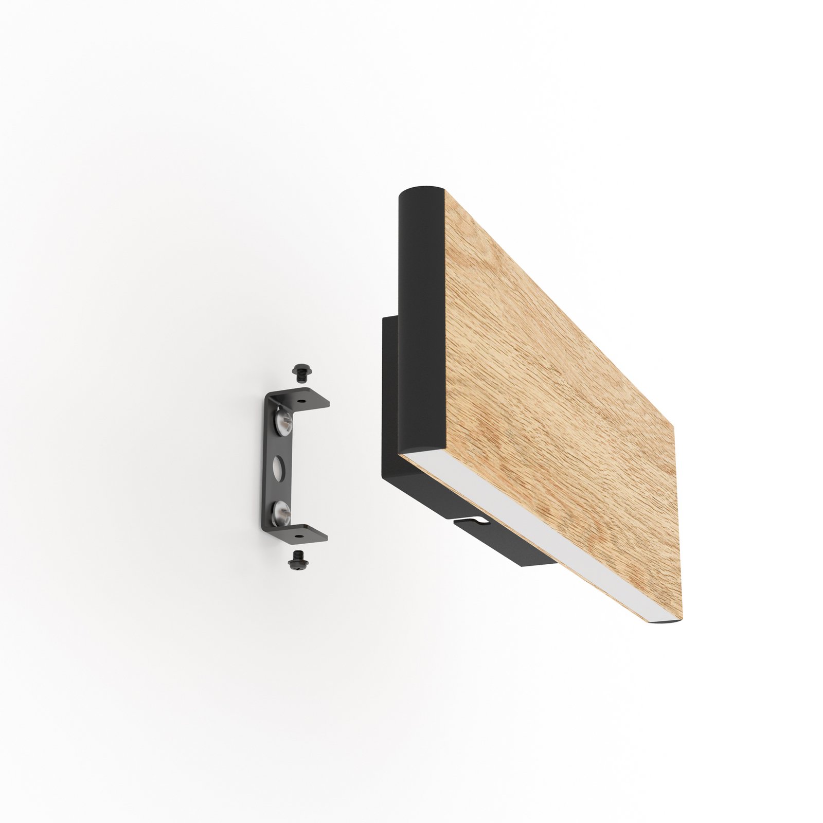 EGLO Stars Of Light Applique a LED Climene, finitura legno, alluminio